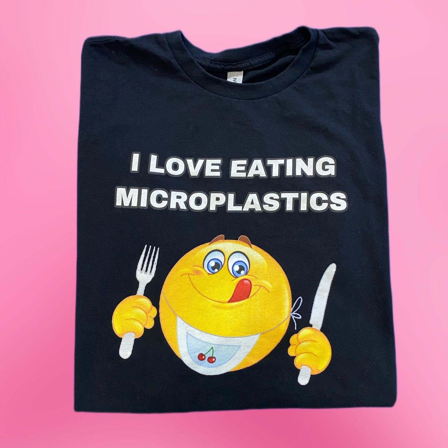 I LOVE EATING MICROPLASTICS Cringey Tee