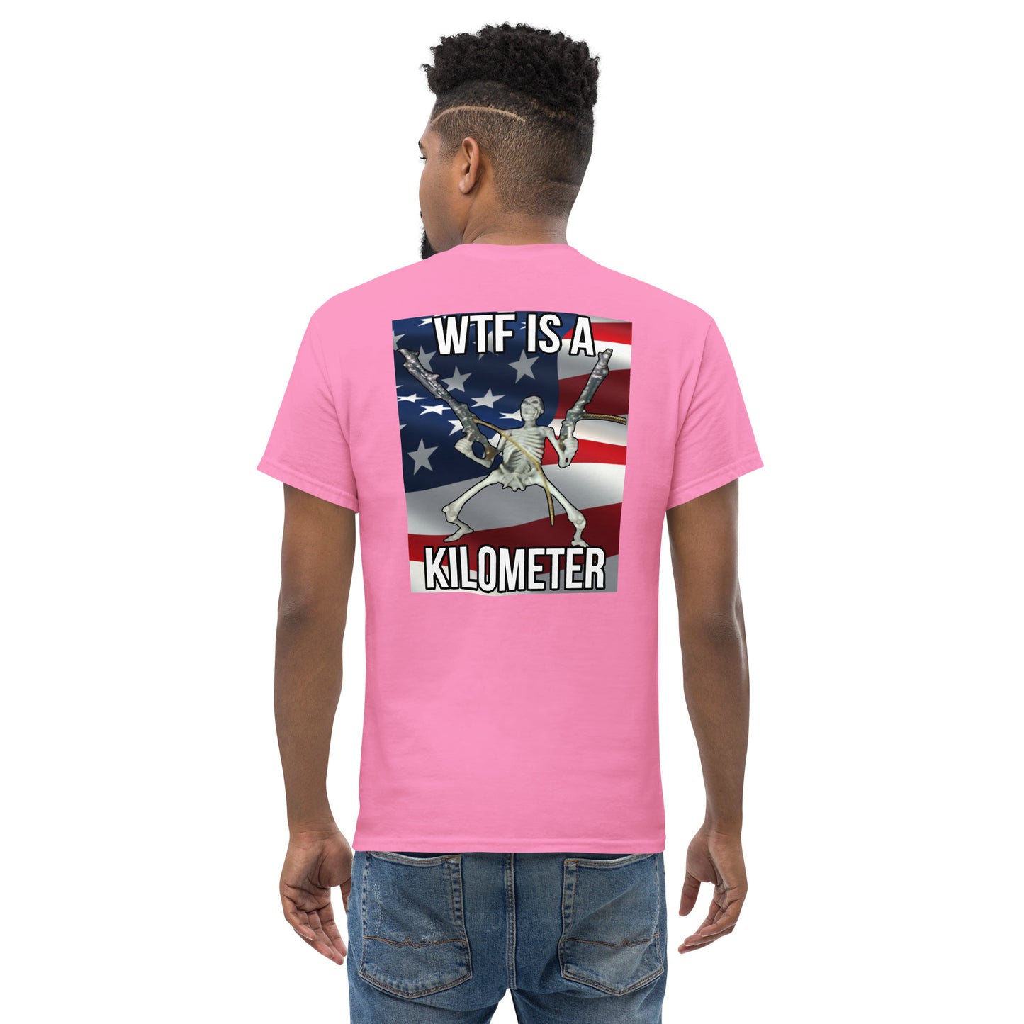 BACK PRINT WTF is a Kilometer Shirt