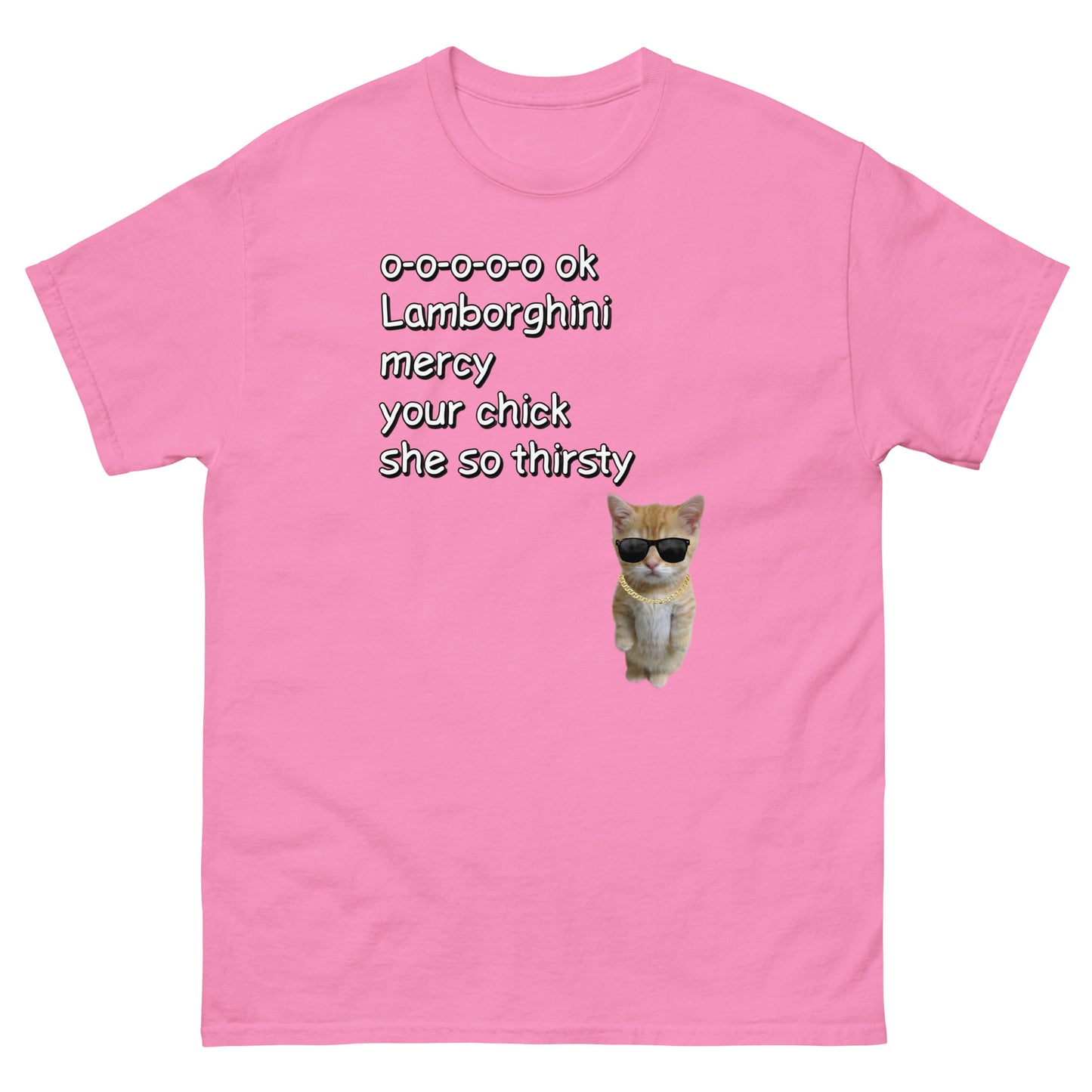 Lamborghini Mercy lyrics Cringey Tee