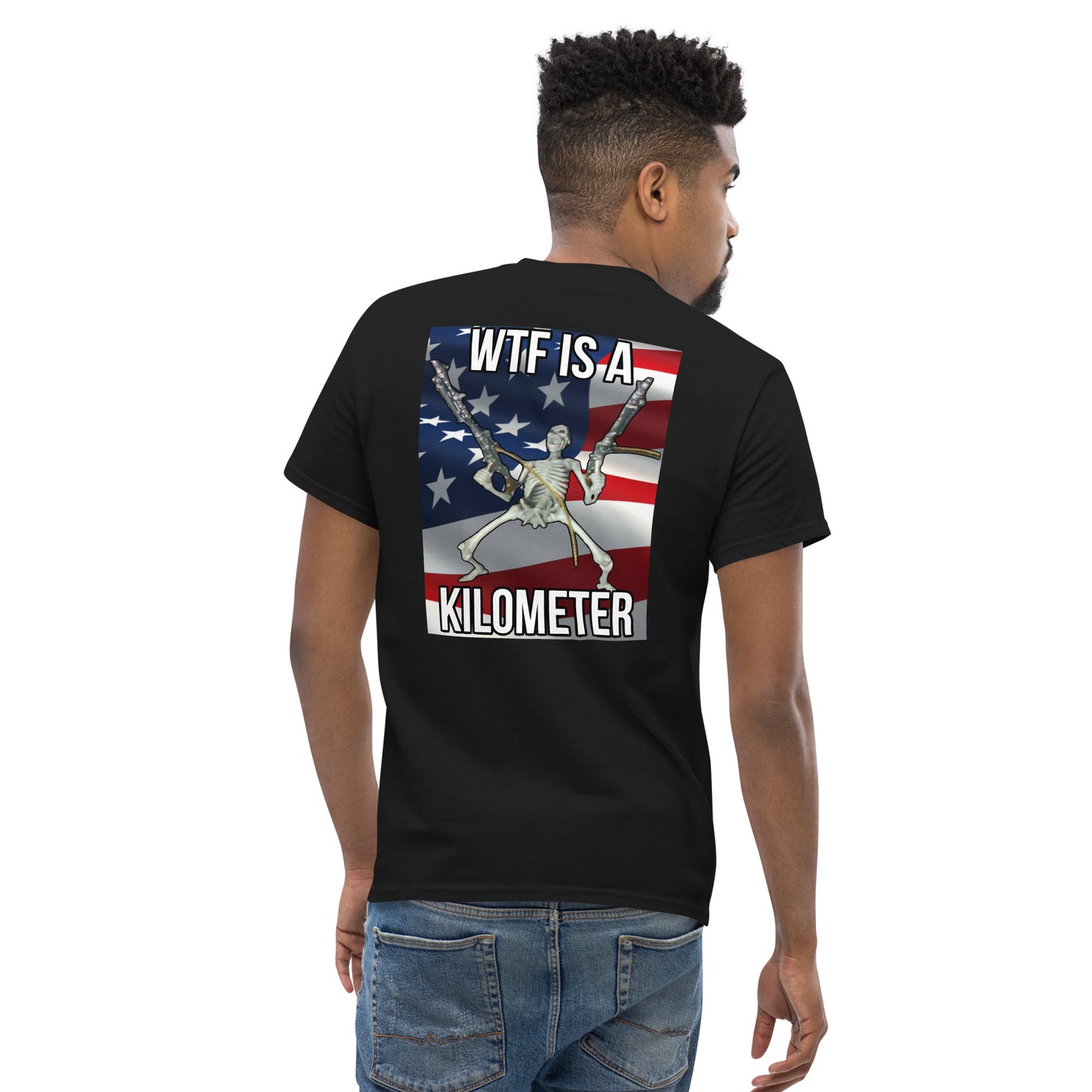 BACK PRINT WTF is a Kilometer Shirt