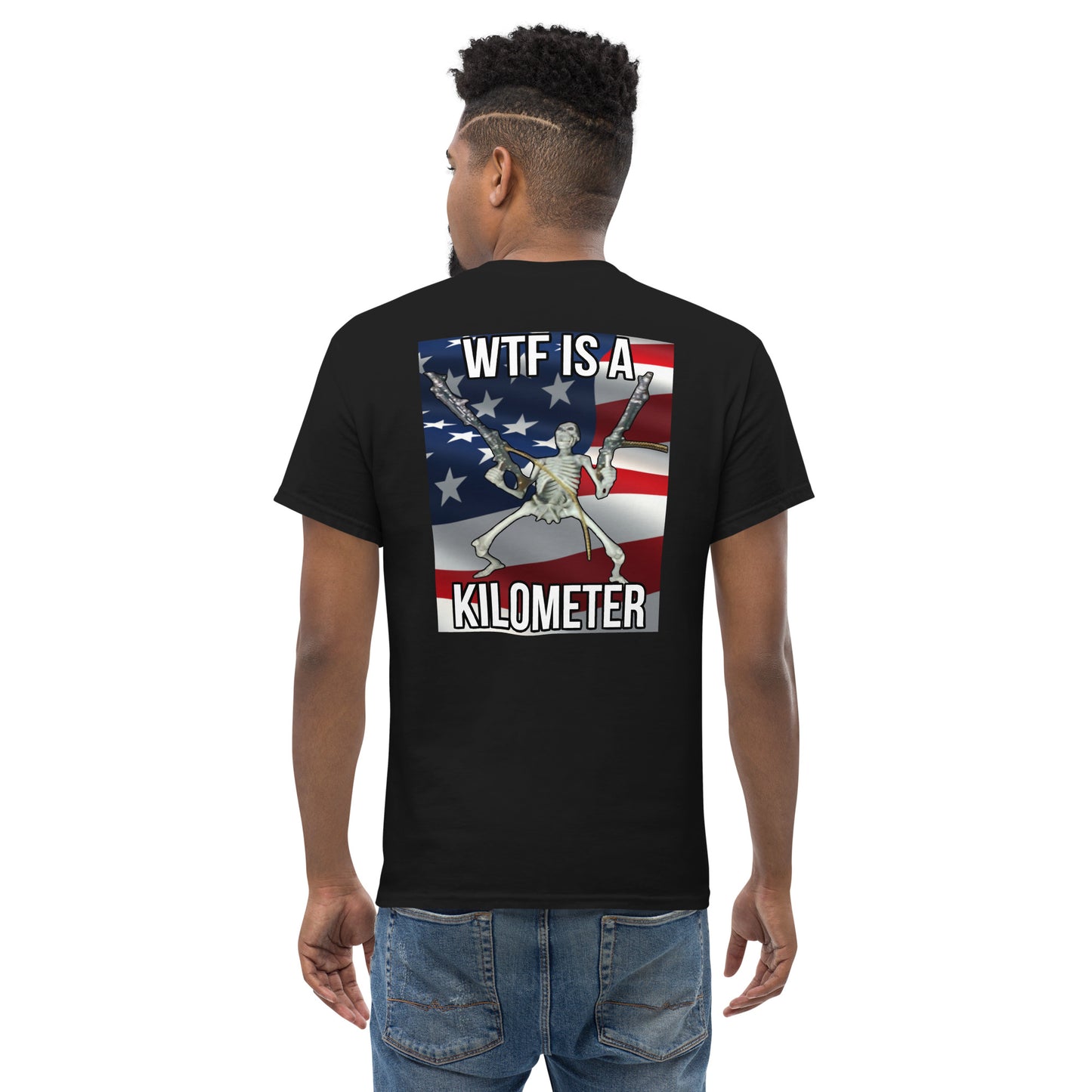 BACK PRINT WTF is a Kilometer Shirt