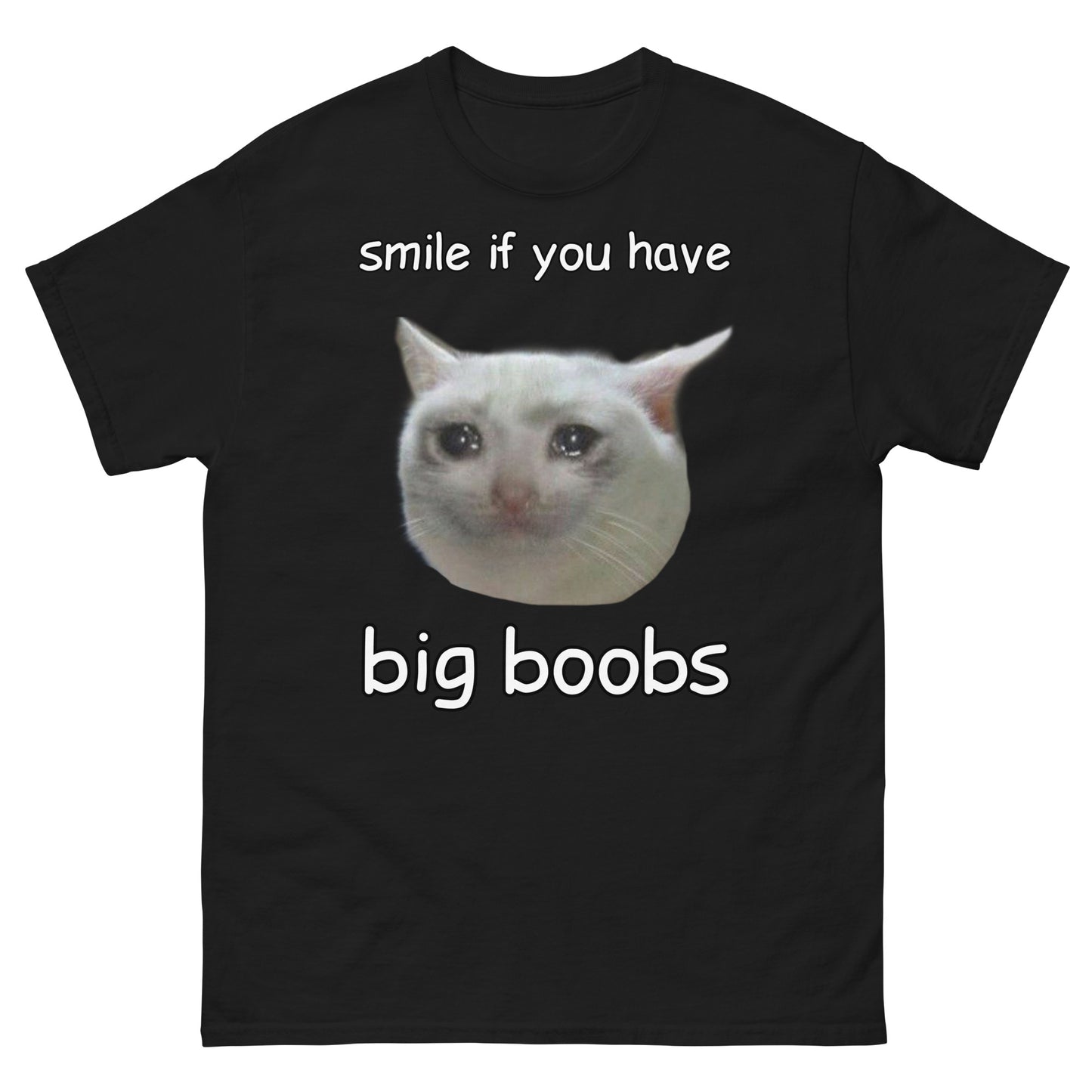 Smile if you have big boobs Cringey Tee