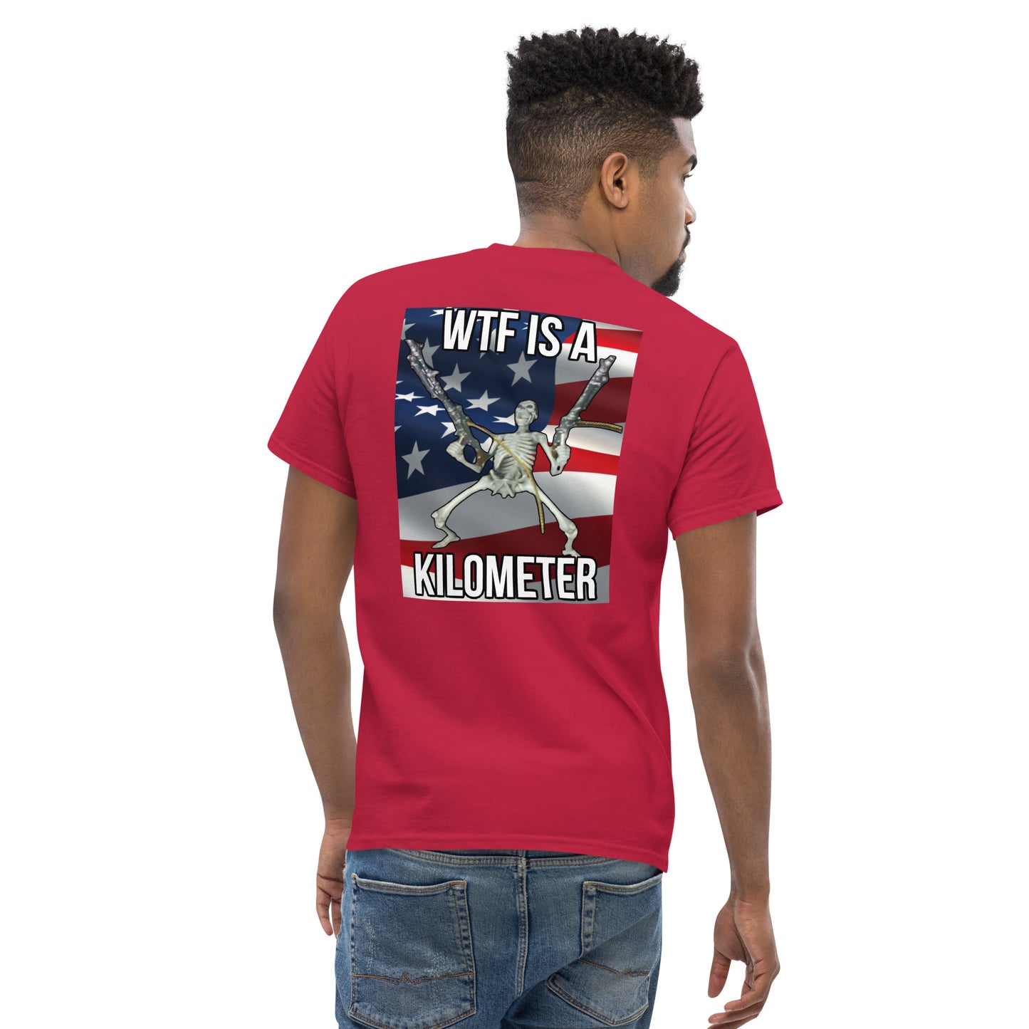 BACK PRINT WTF is a Kilometer Shirt