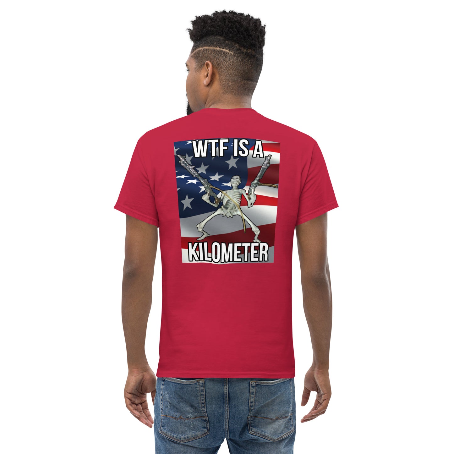 BACK PRINT WTF is a Kilometer Shirt