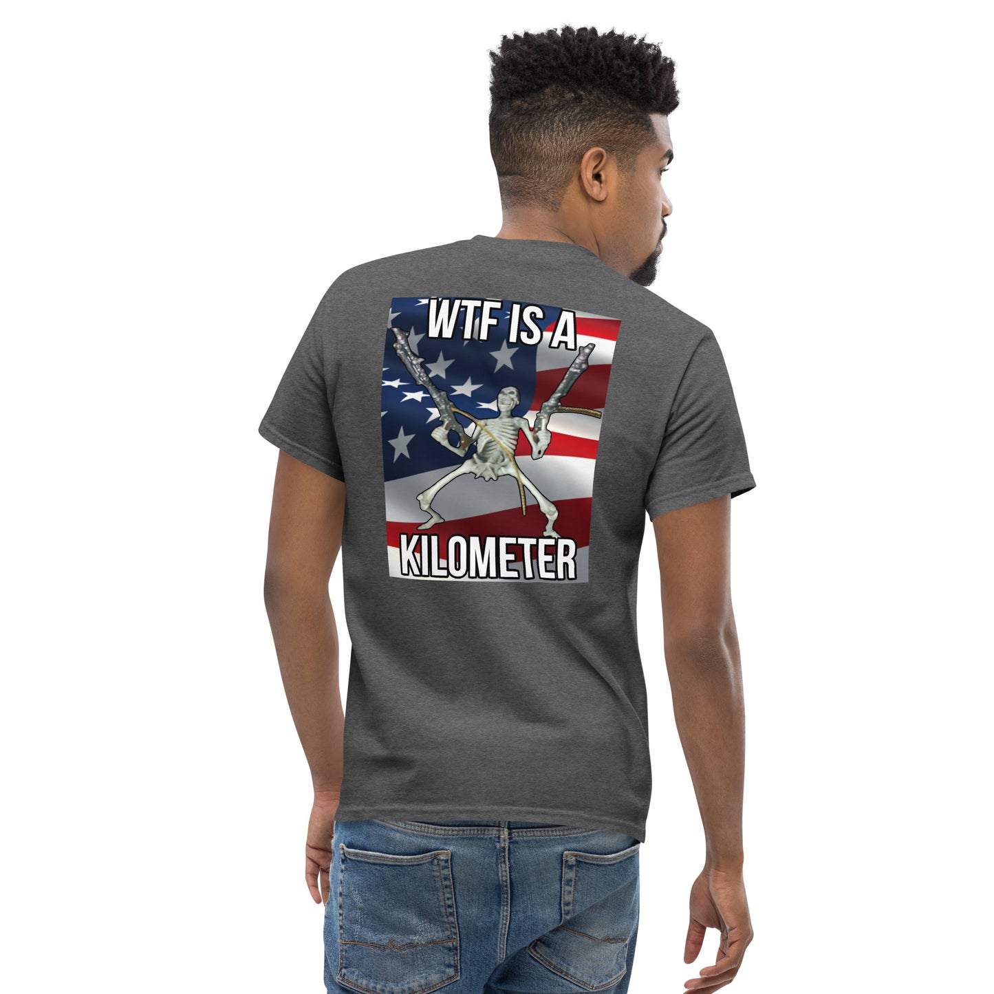 BACK PRINT WTF is a Kilometer Shirt