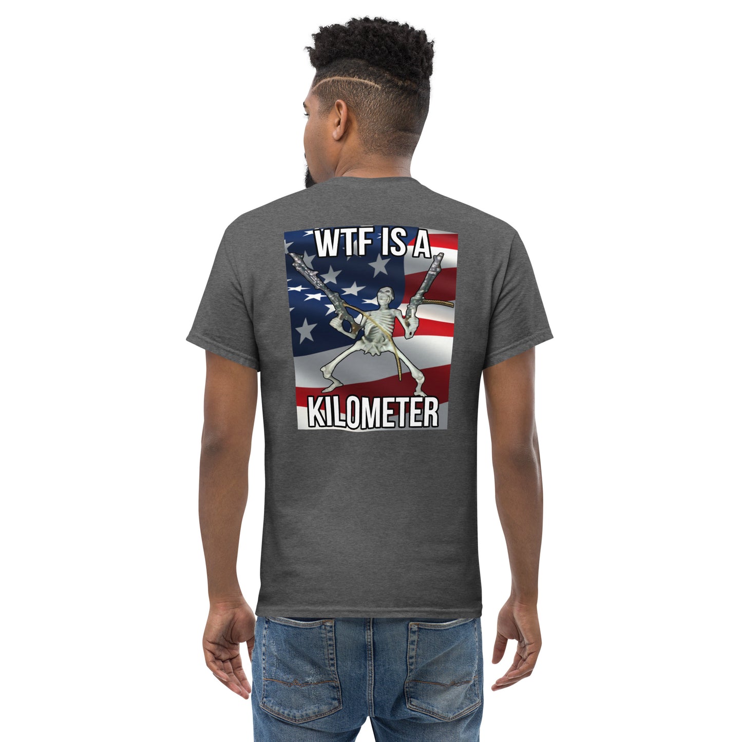 BACK PRINT WTF is a Kilometer Shirt