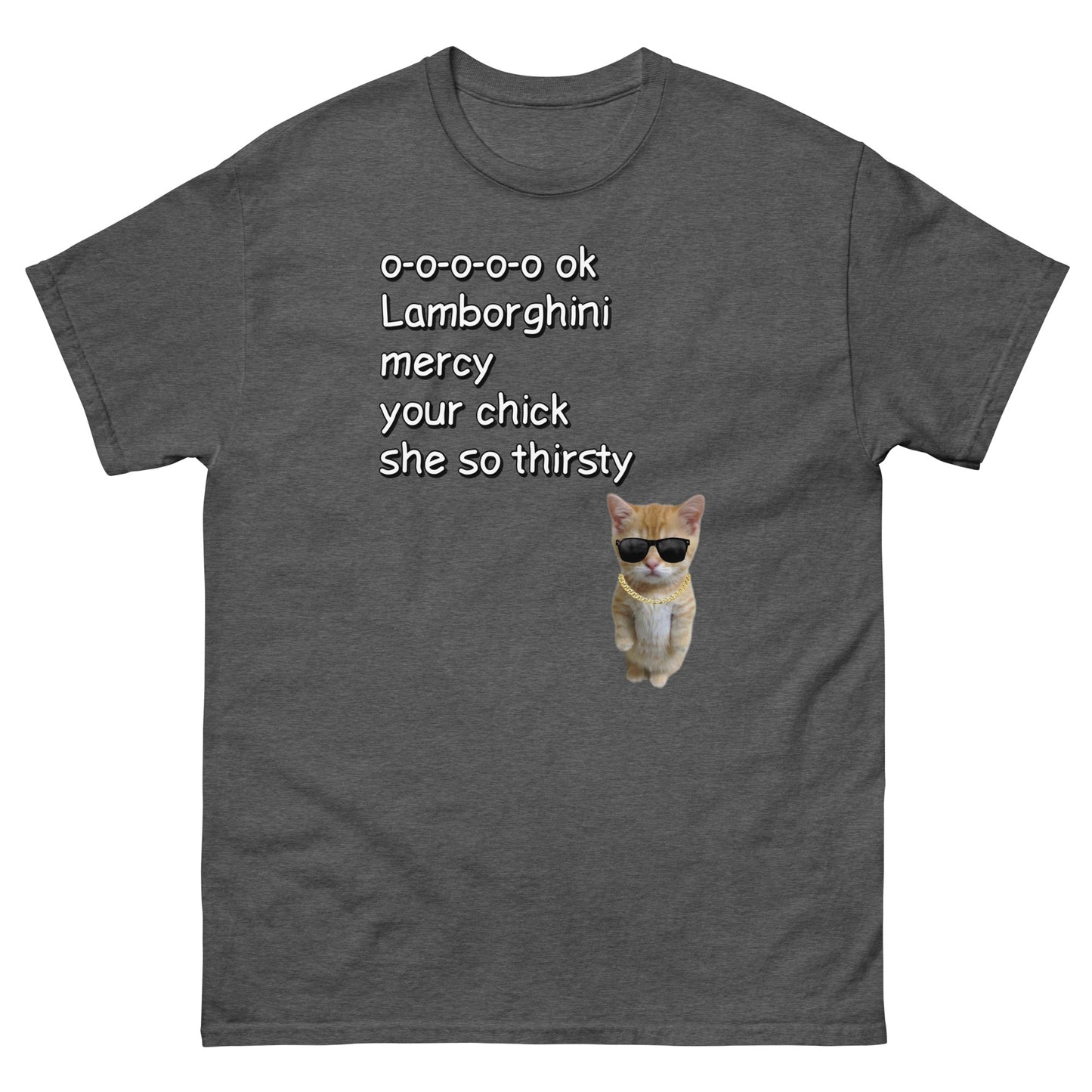 Lamborghini Mercy lyrics Cringey Tee