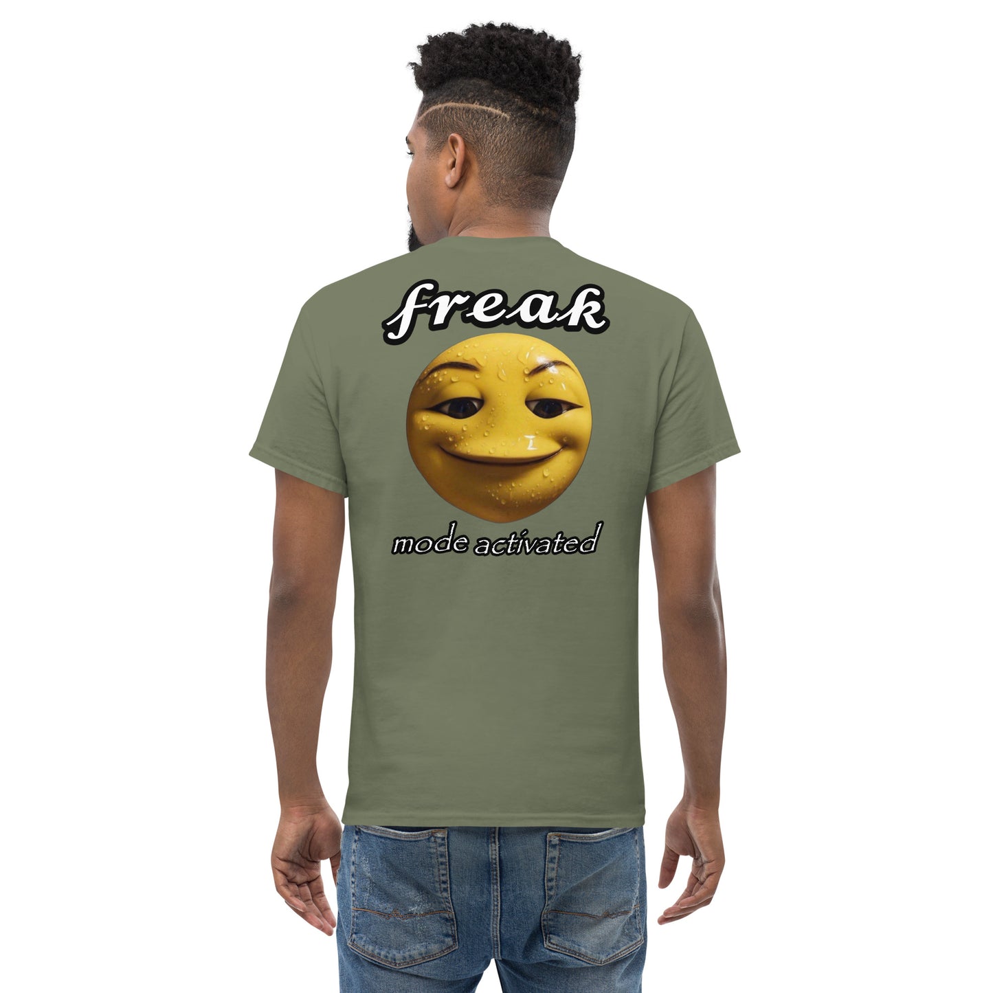 BACK PRINT Freak mode activated Cringey Tee
