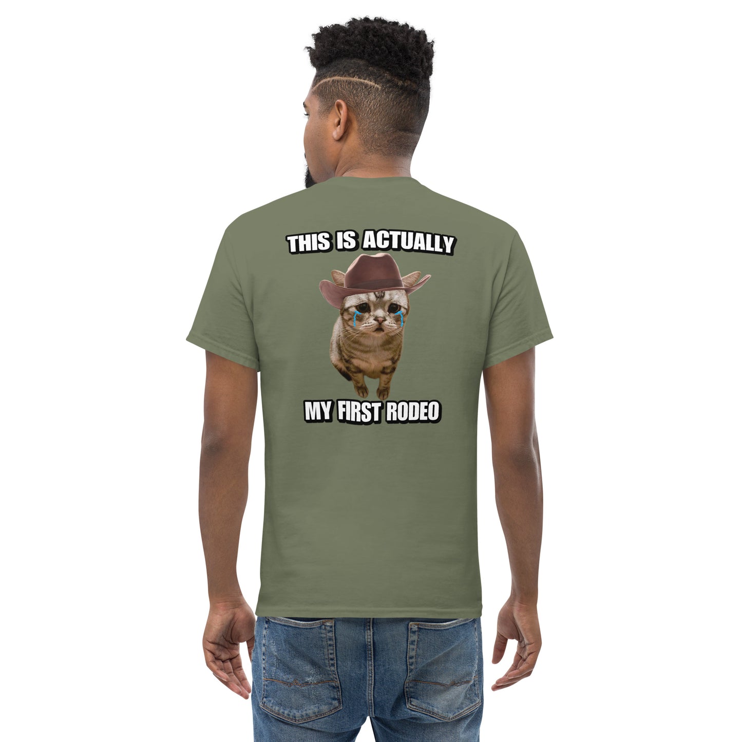 My first rodeo Cringey Tee BACK PRINT