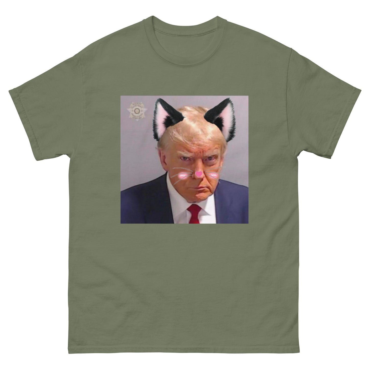 Catboy Trump Mugshot Cringey Tee