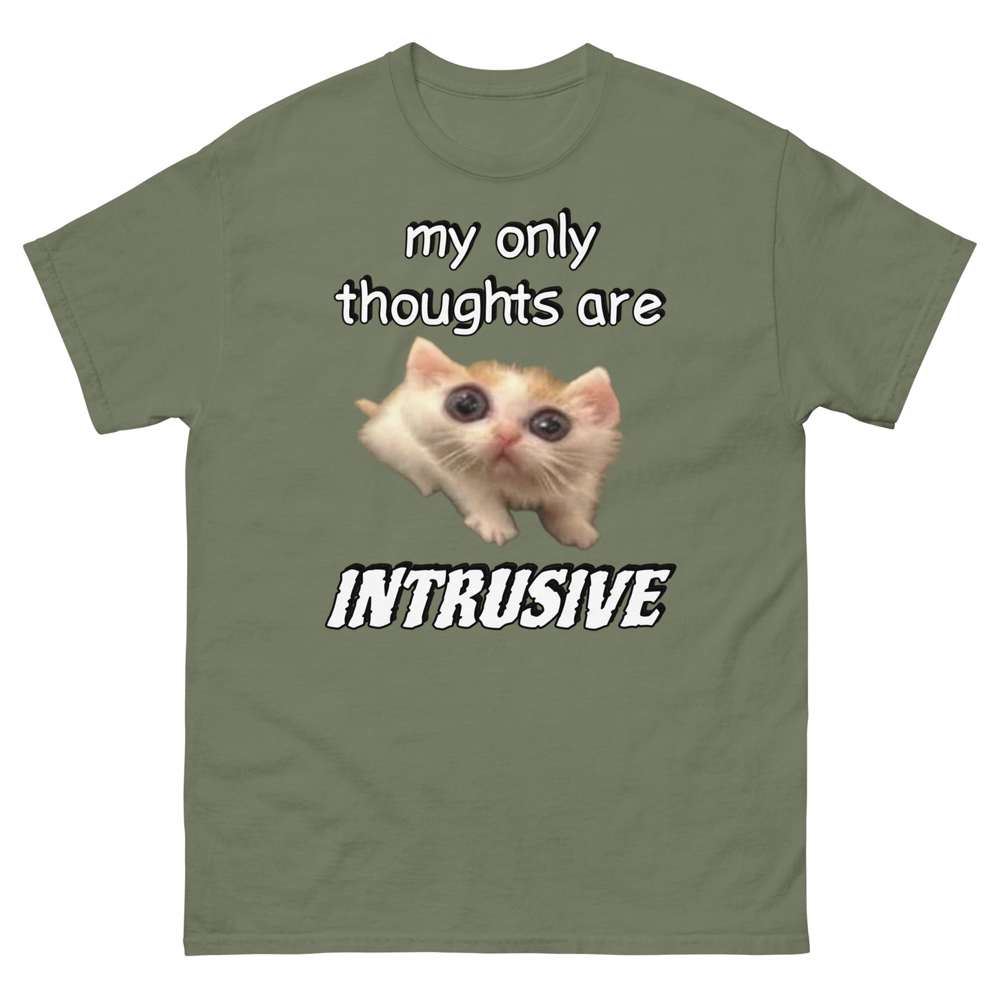 My only thoughts are intrusive Cringey Tee