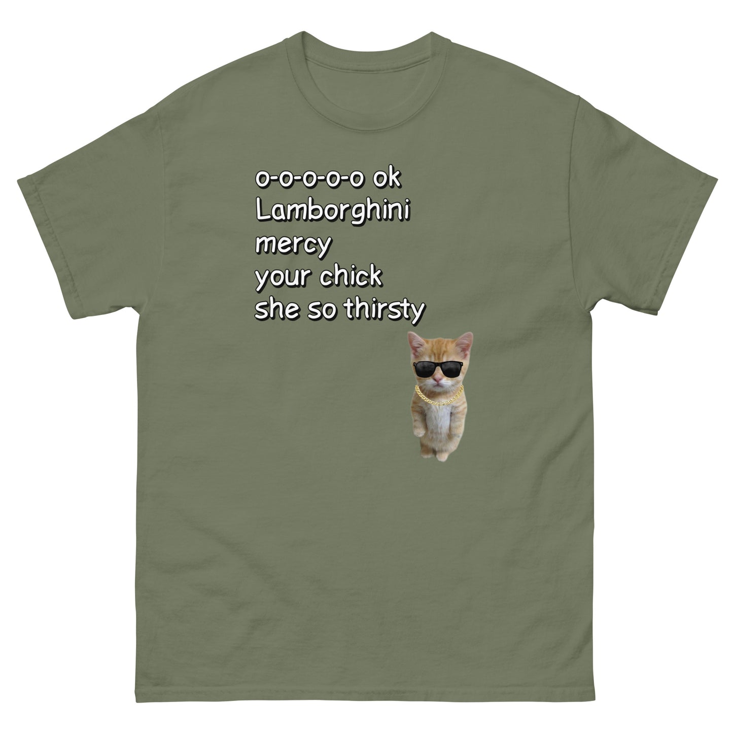 Lamborghini Mercy lyrics Cringey Tee