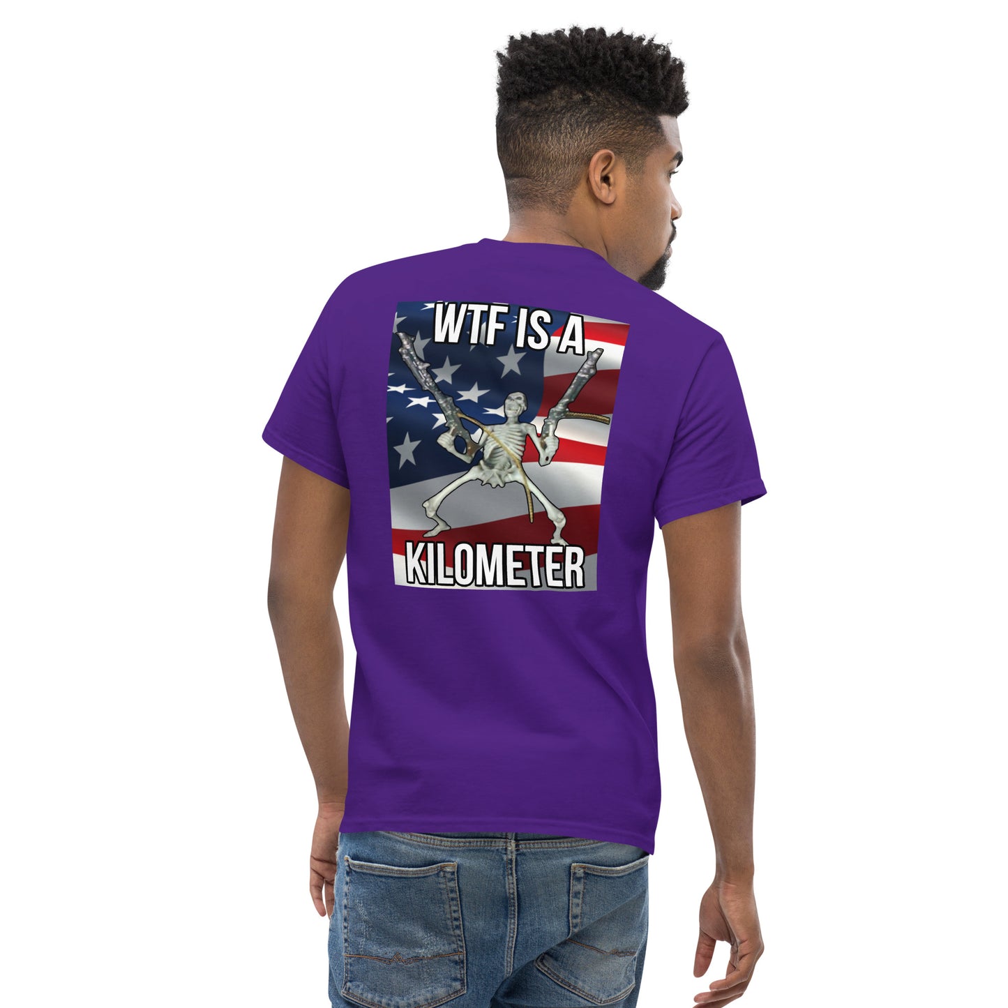 BACK PRINT WTF is a Kilometer Shirt