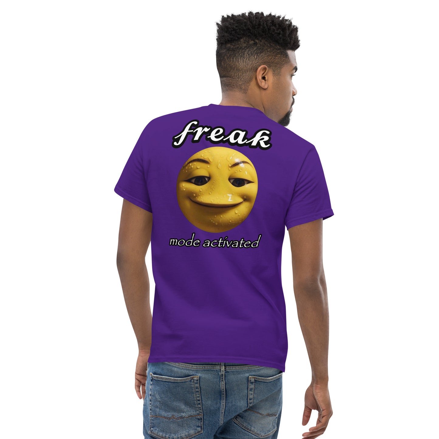 BACK PRINT Freak mode activated Cringey Tee