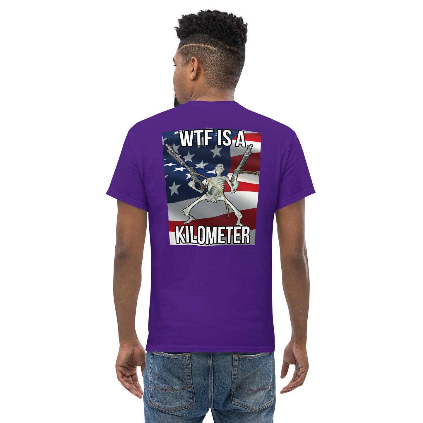 BACK PRINT WTF is a Kilometer Shirt