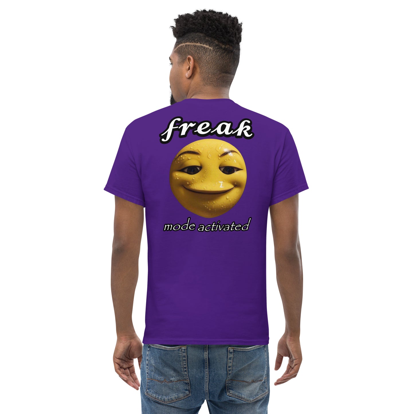BACK PRINT Freak mode activated Cringey Tee