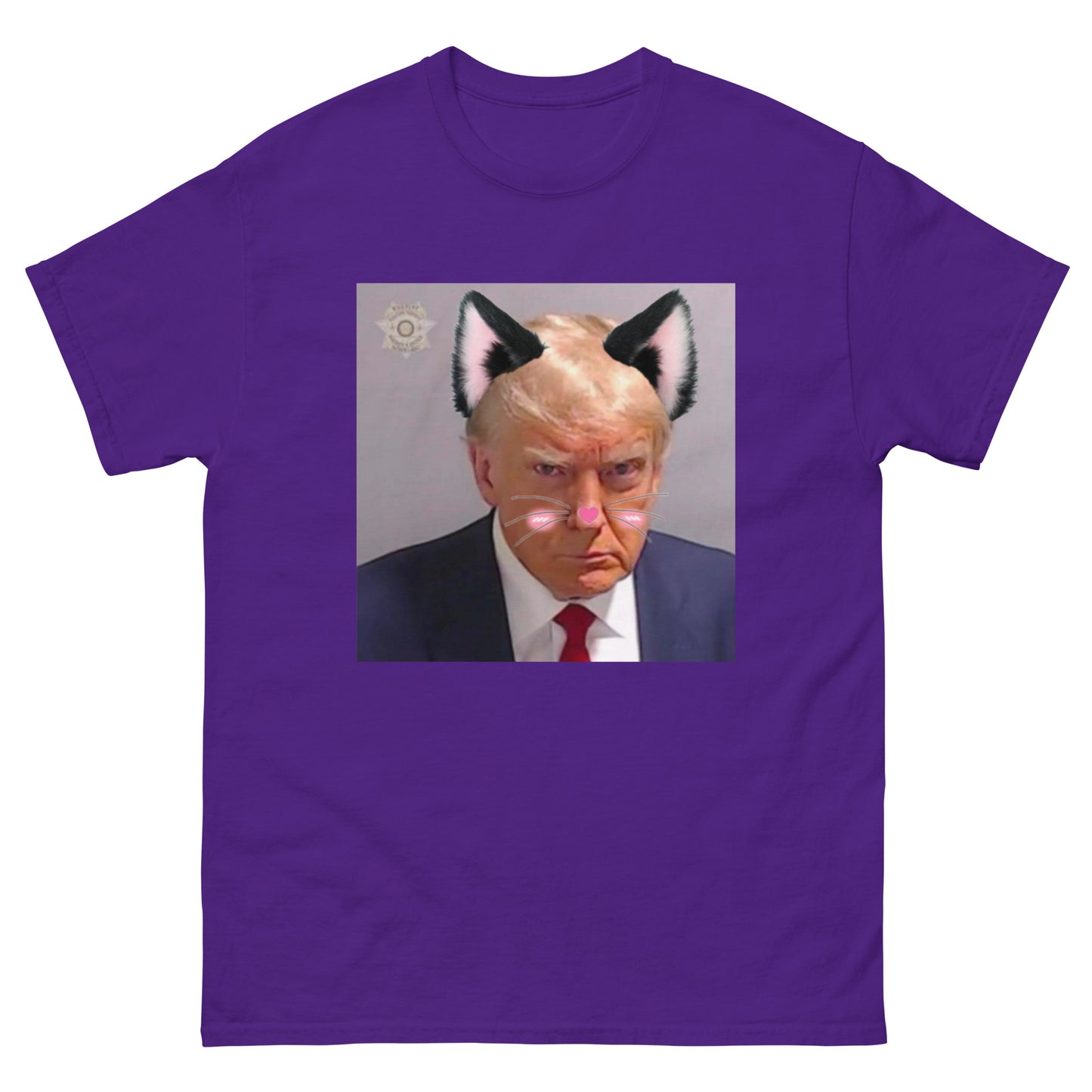 Catboy Trump Mugshot Cringey Tee