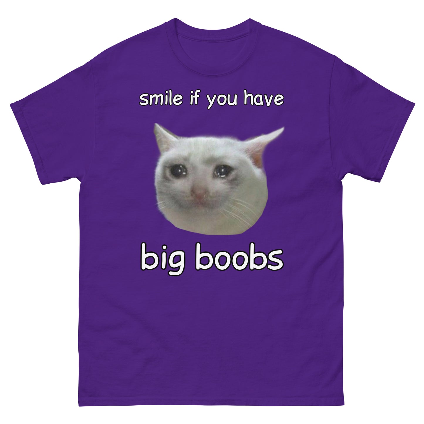 Smile if you have big boobs Cringey Tee