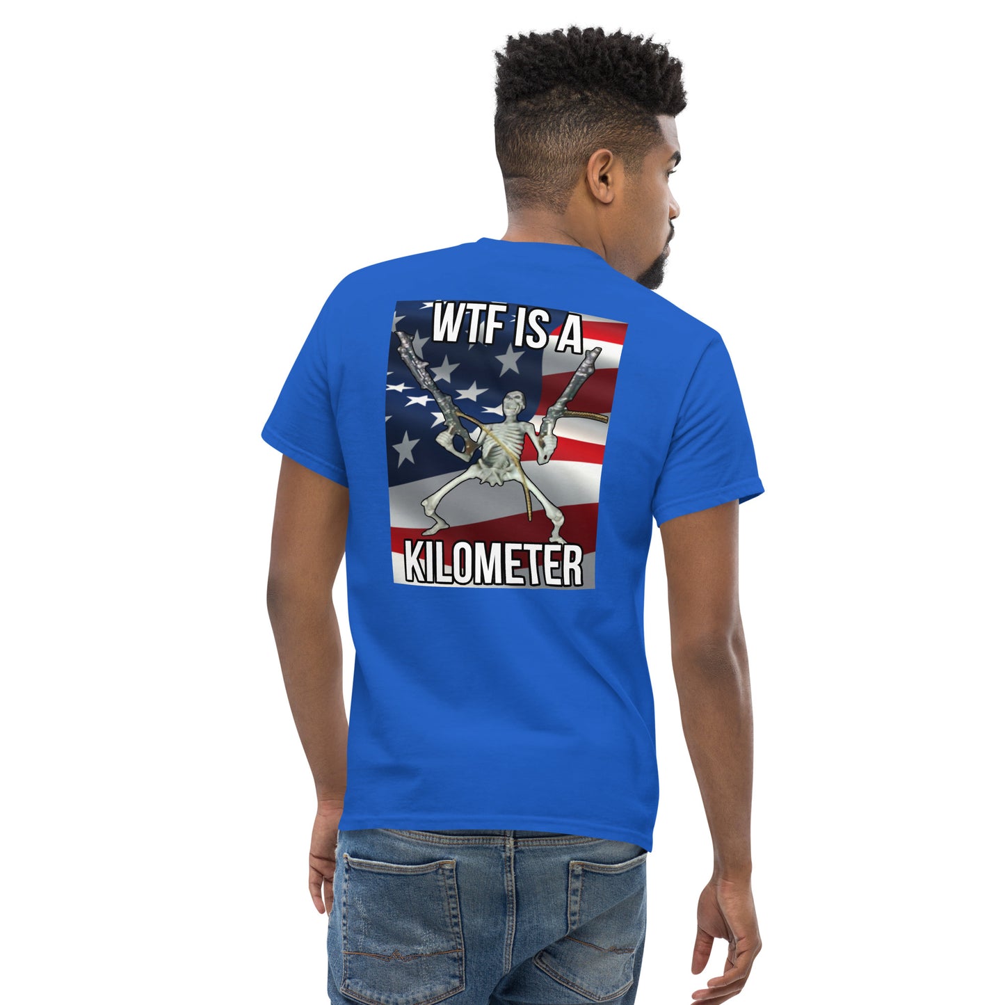 BACK PRINT WTF is a Kilometer Shirt