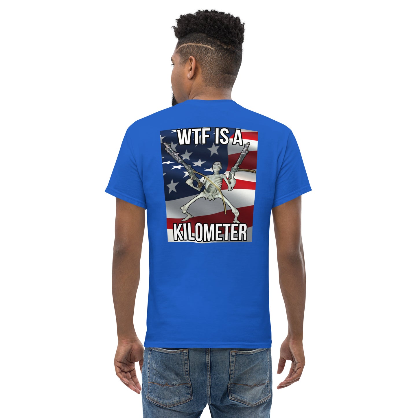 BACK PRINT WTF is a Kilometer Shirt