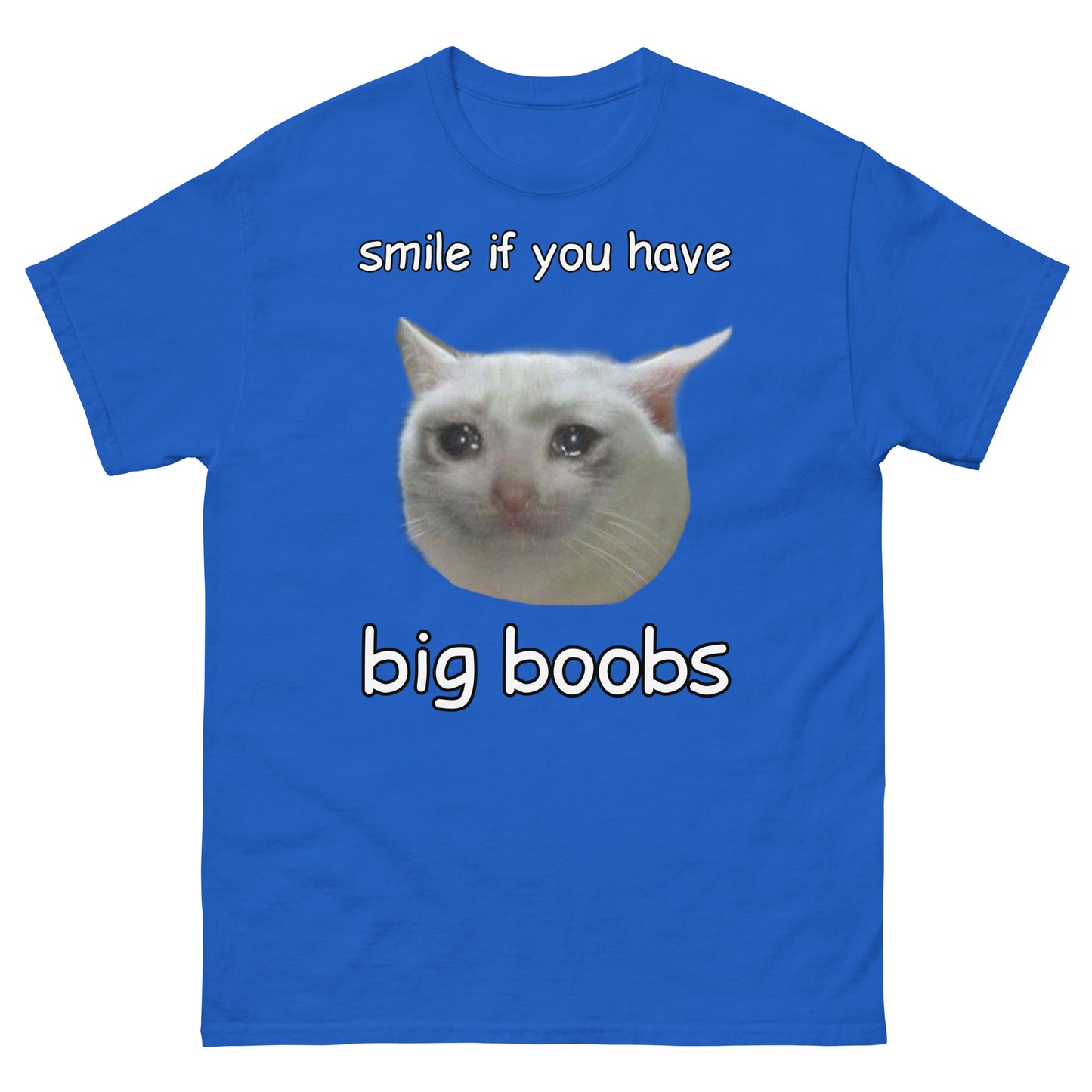 Smile if you have big boobs Cringey Tee