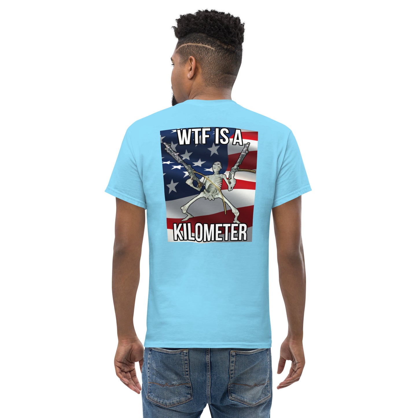 BACK PRINT WTF is a Kilometer Shirt