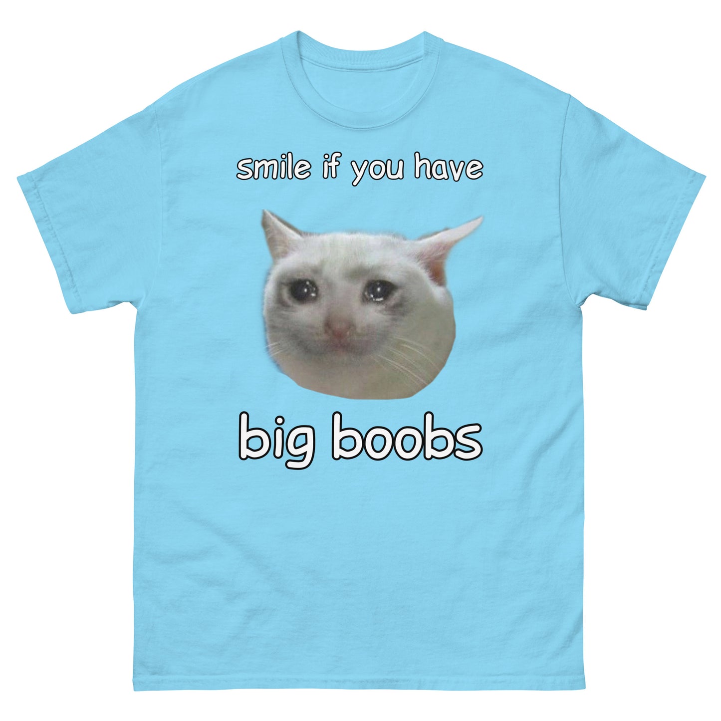 Smile if you have big boobs Cringey Tee