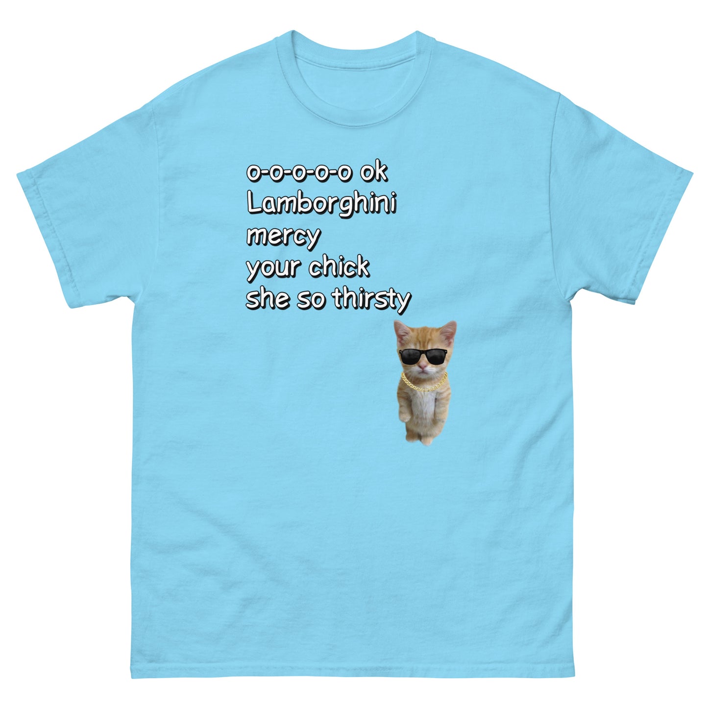 Lamborghini Mercy lyrics Cringey Tee