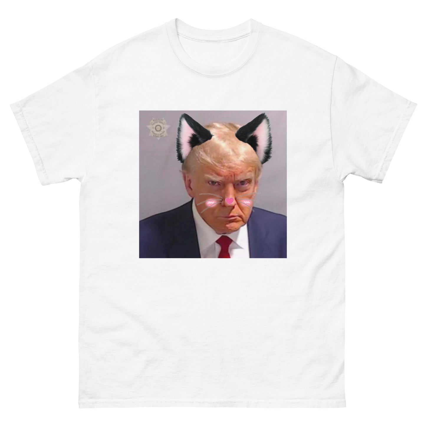 Catboy Trump Mugshot Cringey Tee