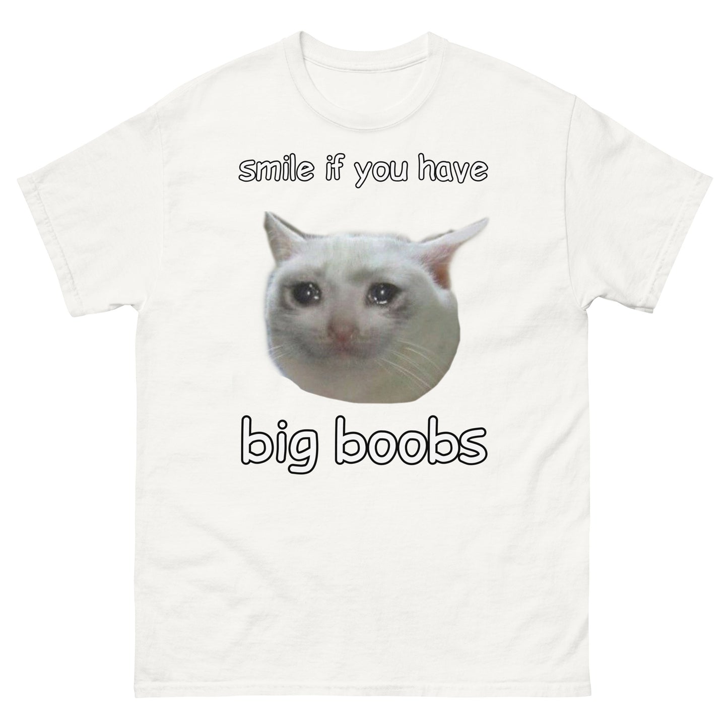 Smile if you have big boobs Cringey Tee