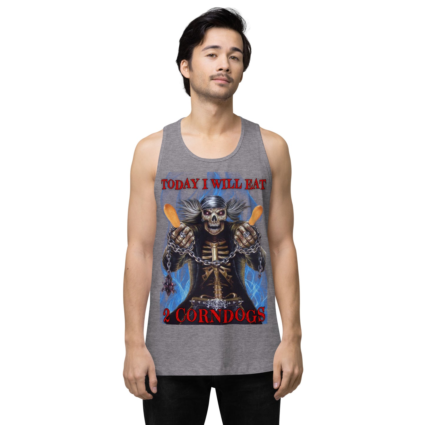 2 Corndogs Cringey Tank Top