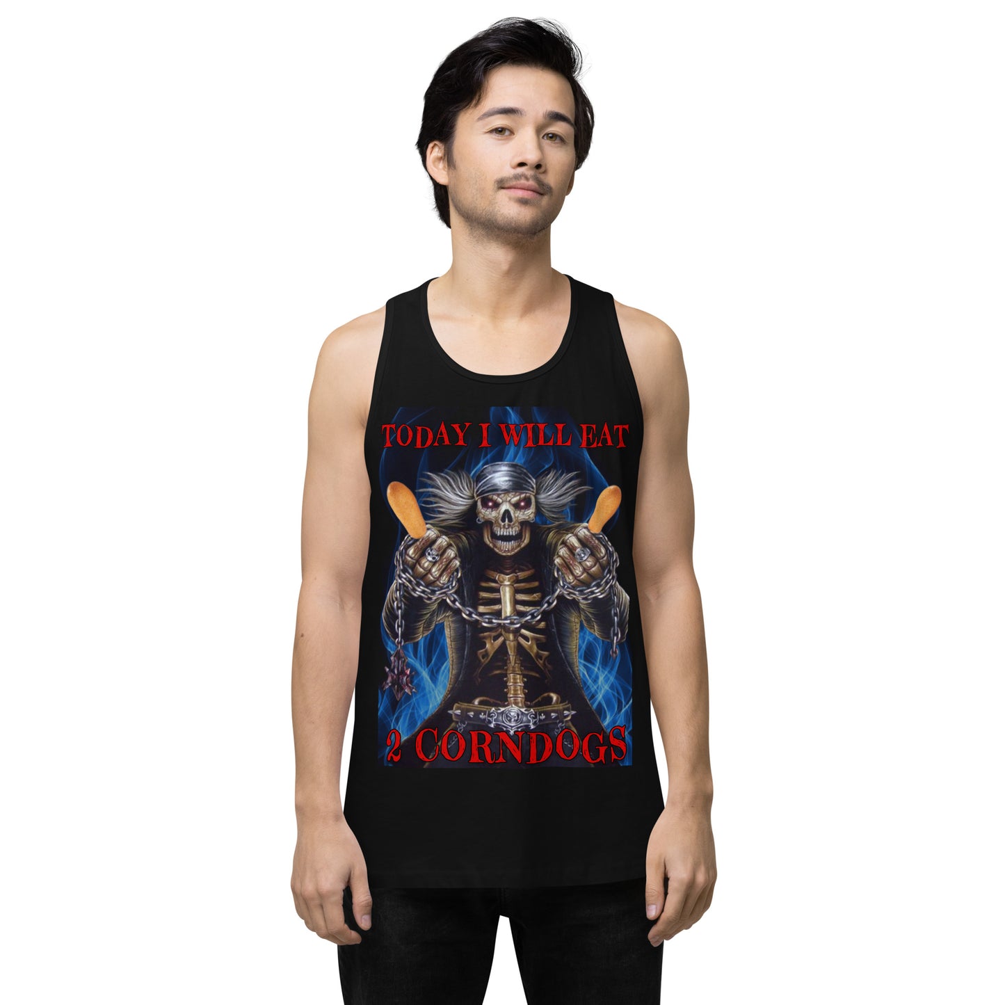 2 Corndogs Cringey Tank Top