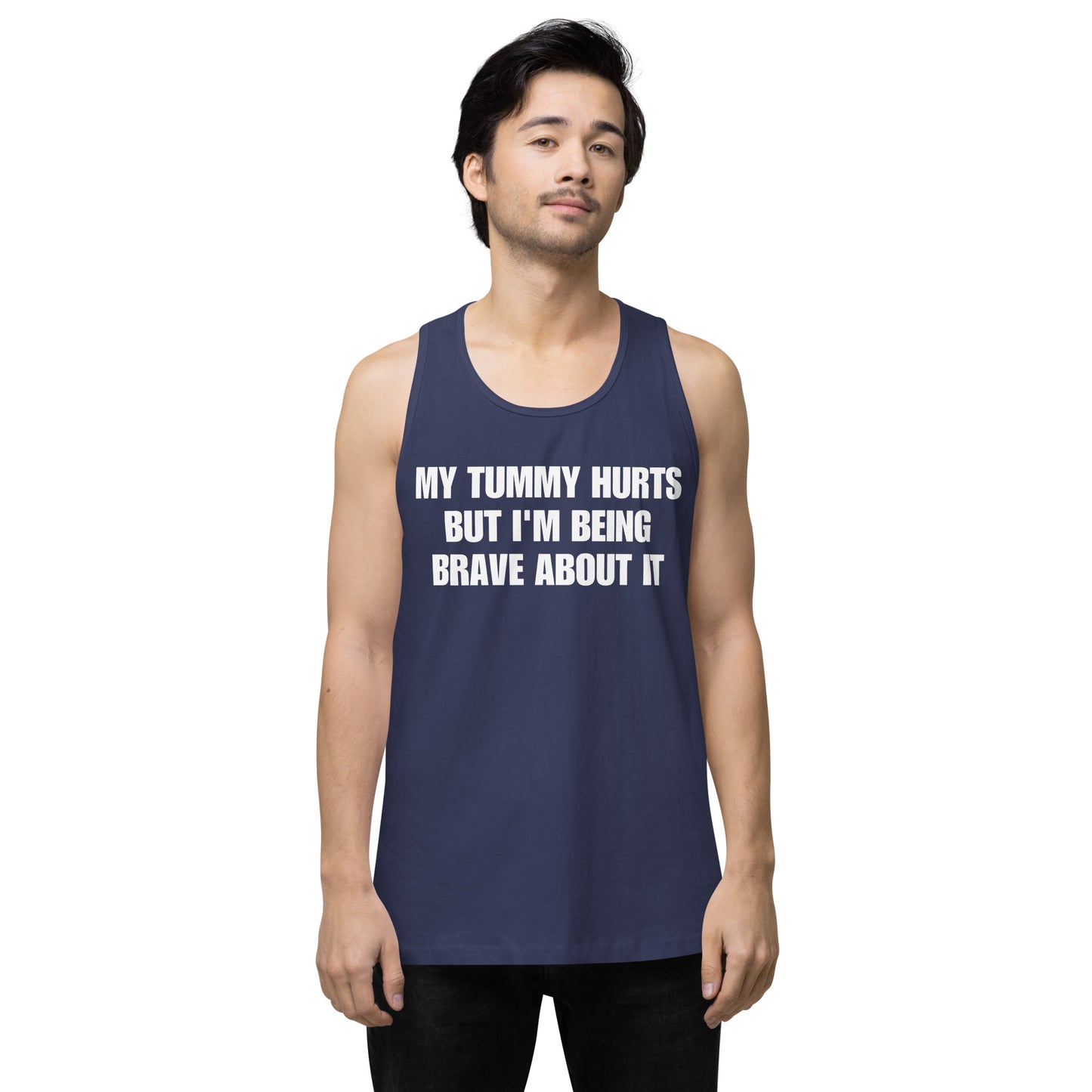 My tummy hurts tank top