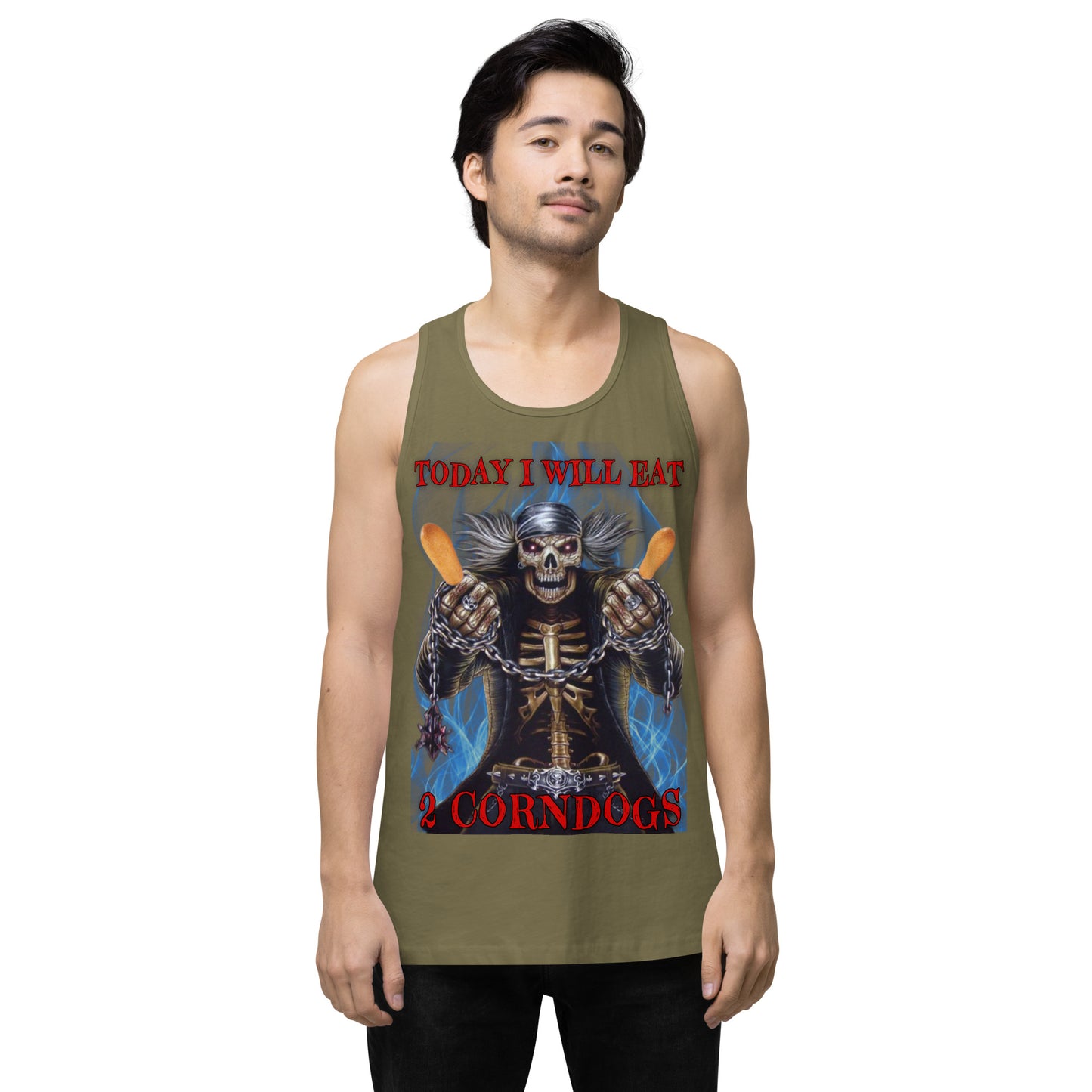 2 Corndogs Cringey Tank Top