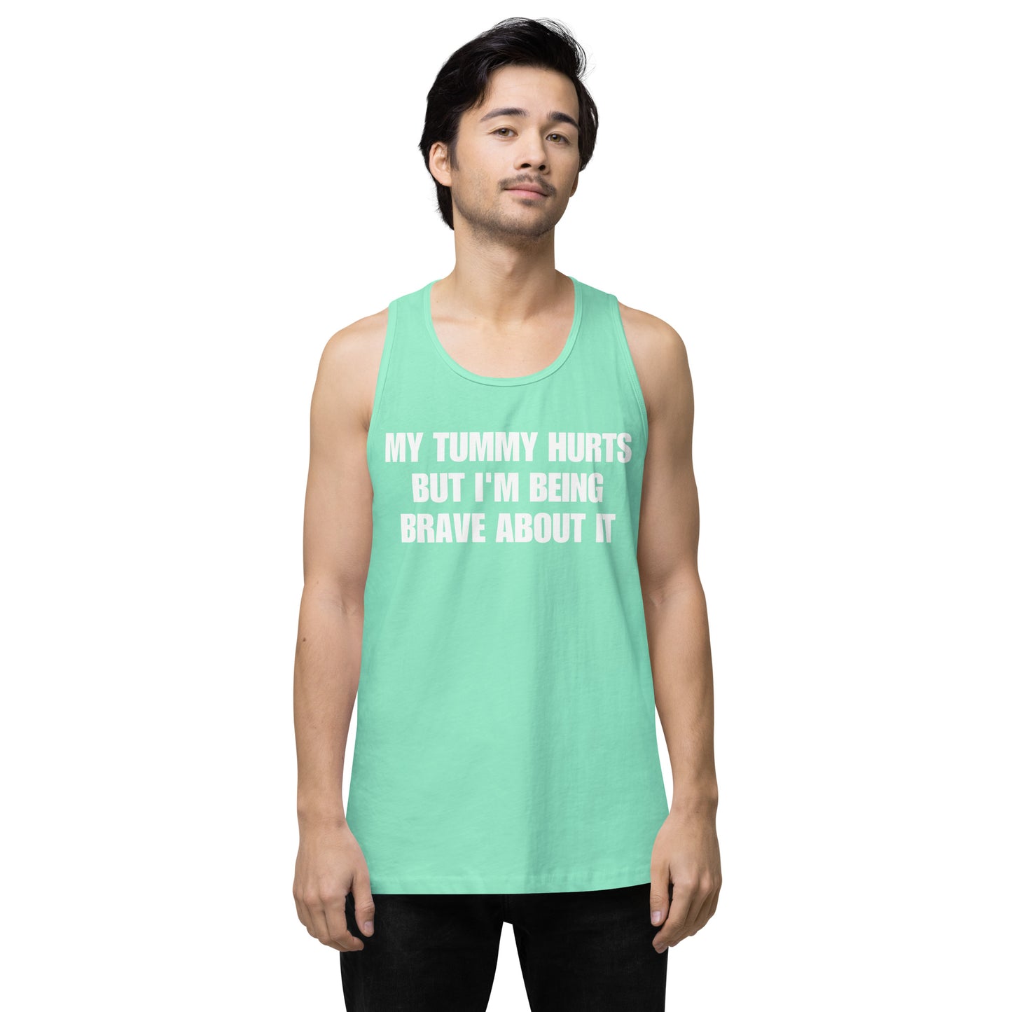 My tummy hurts tank top