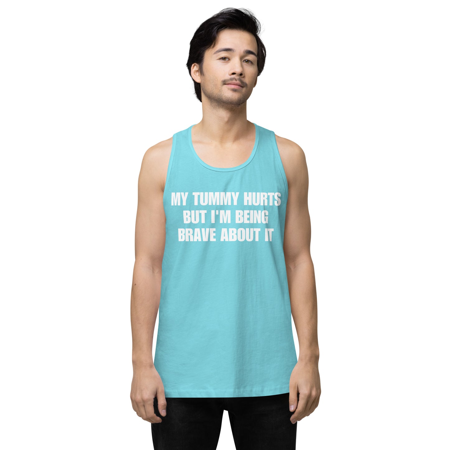 My tummy hurts tank top