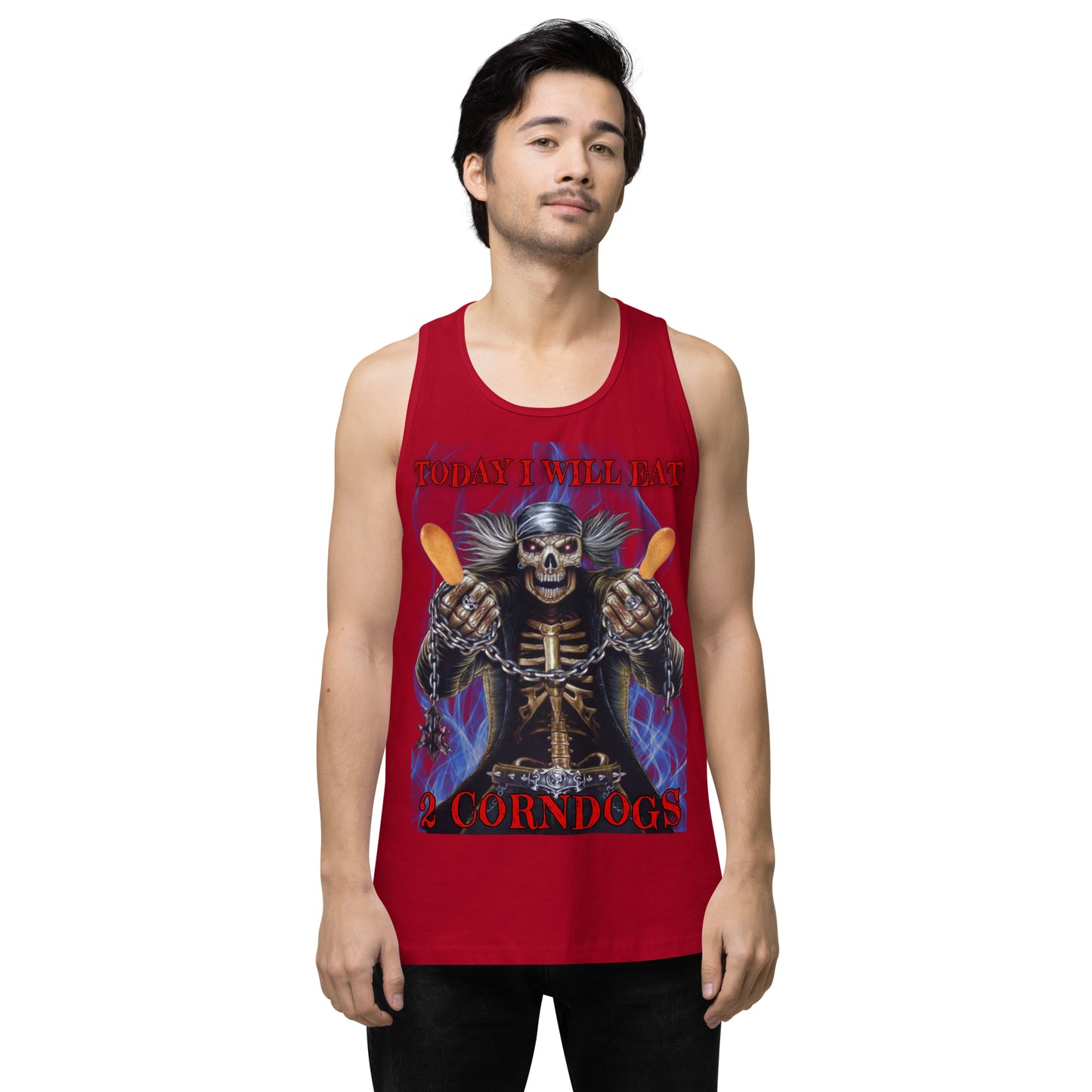 2 Corndogs Cringey Tank Top