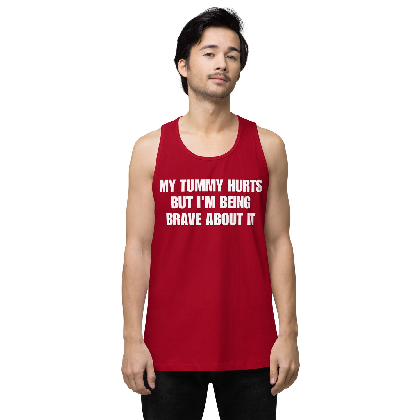 My tummy hurts tank top