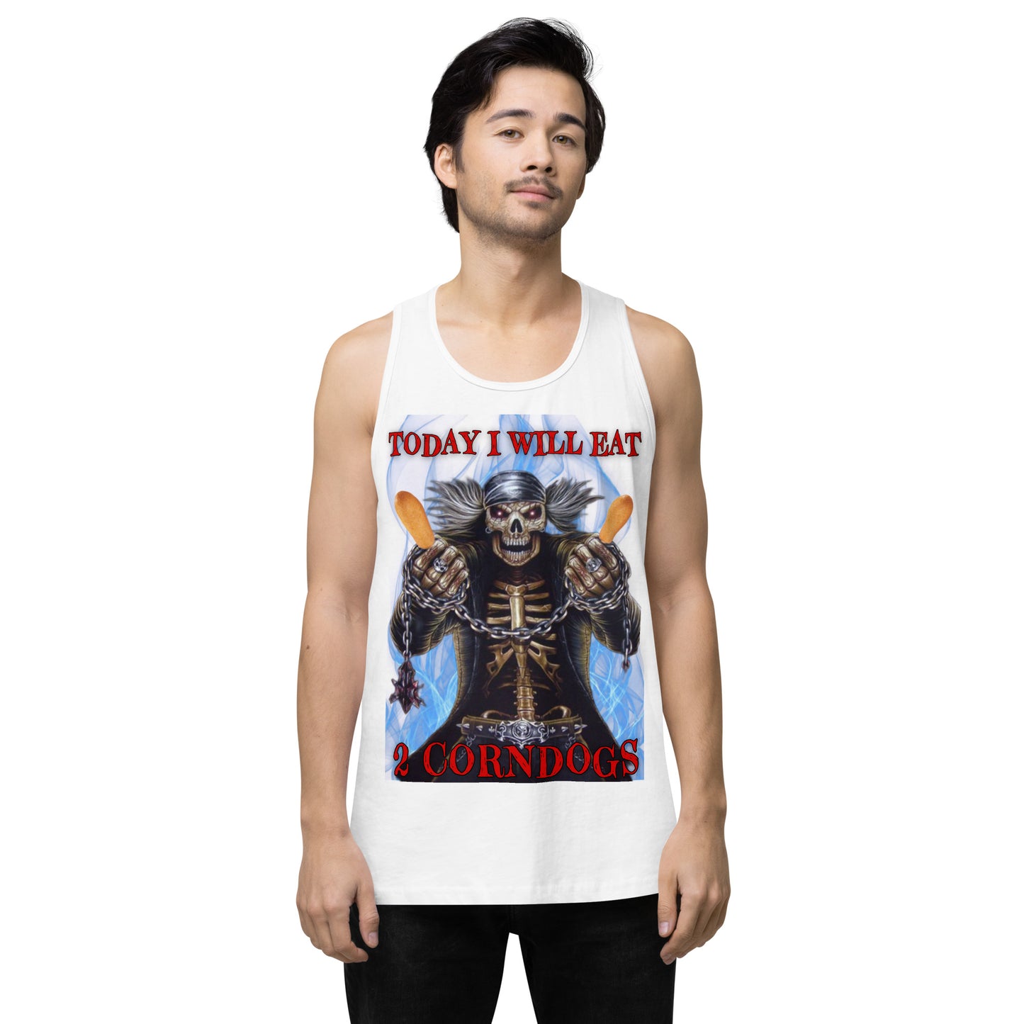 2 Corndogs Cringey Tank Top
