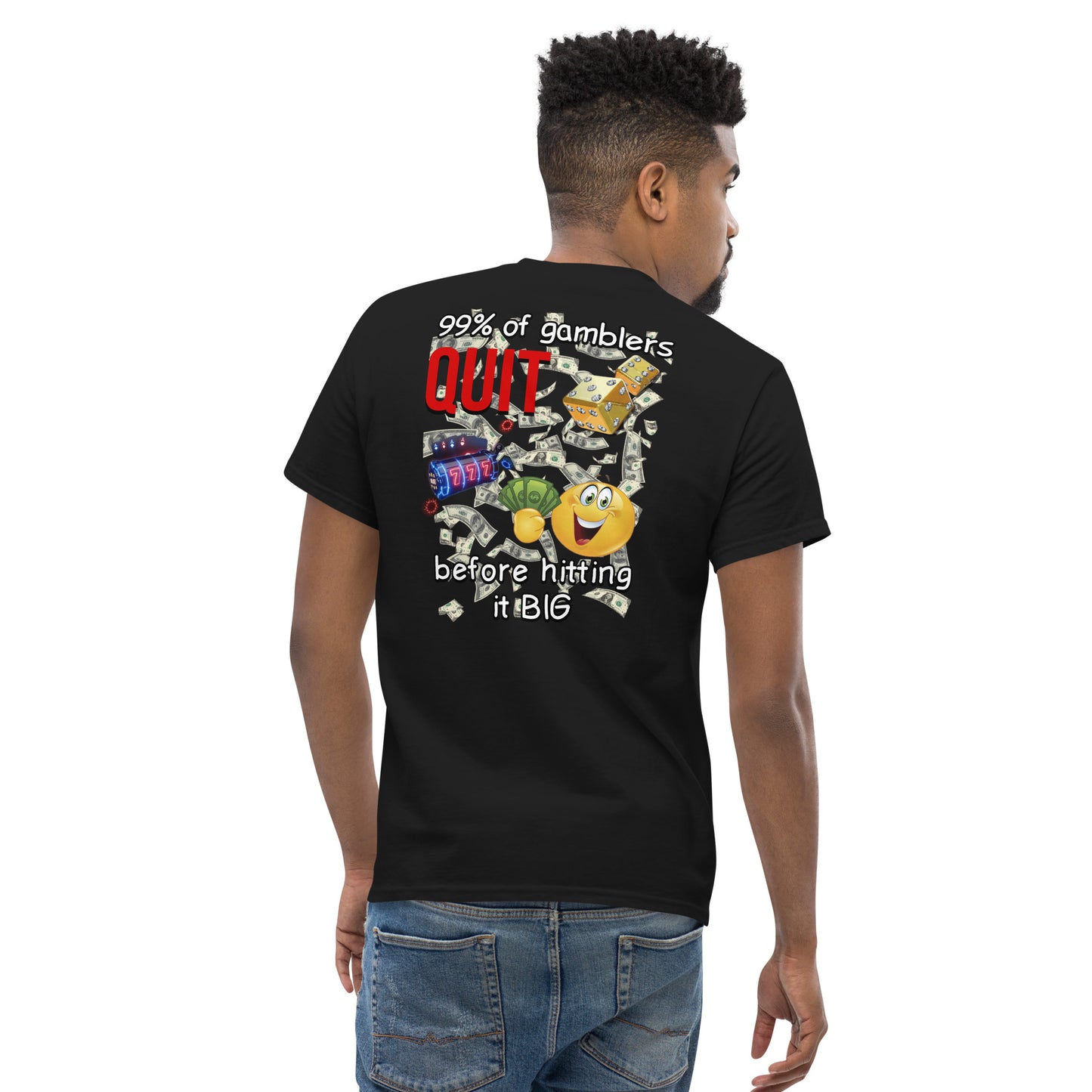Gambling Cringey Tee BACK PRINT