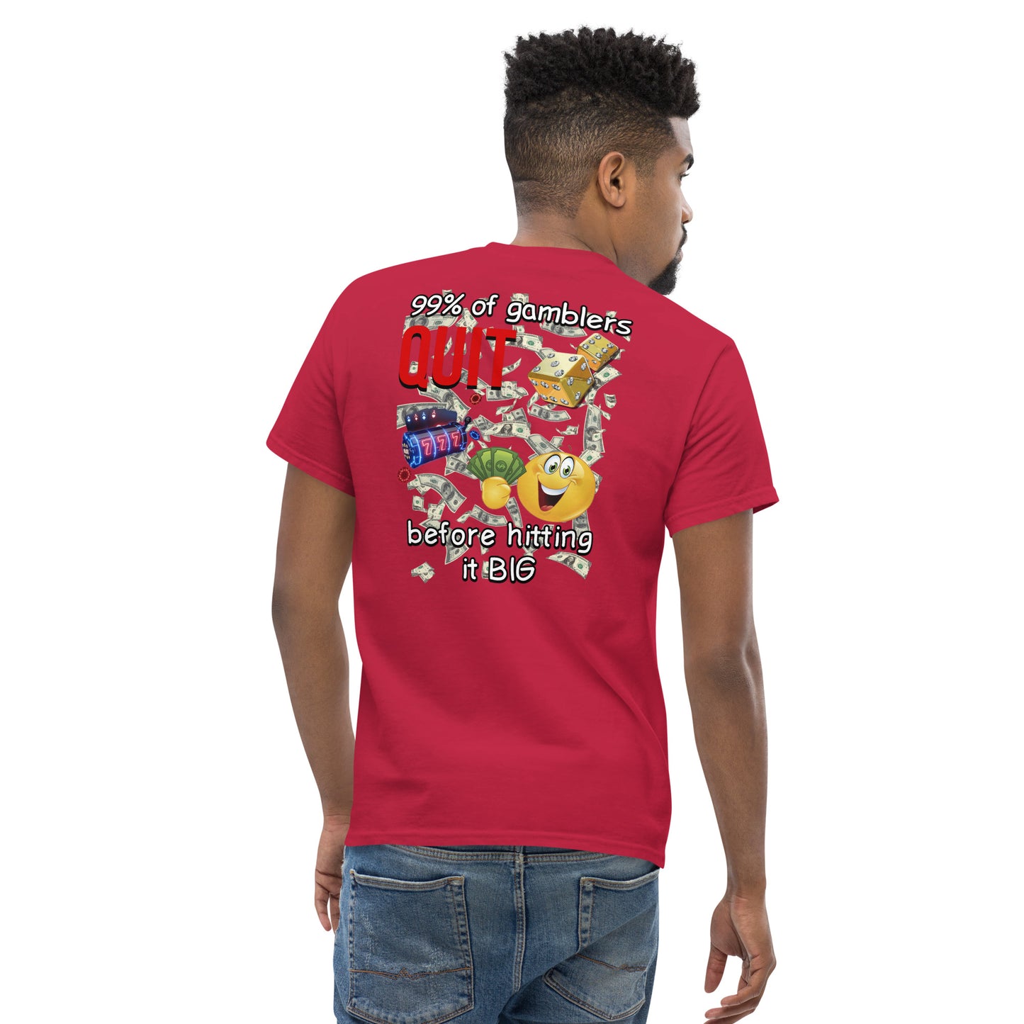 Gambling Cringey Tee BACK PRINT