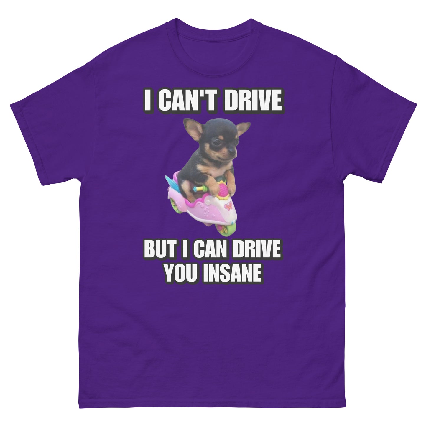 i can’t drive but I can drive you insane Cringey Tee