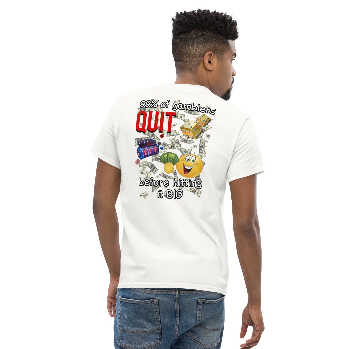 Gambling Cringey Tee BACK PRINT