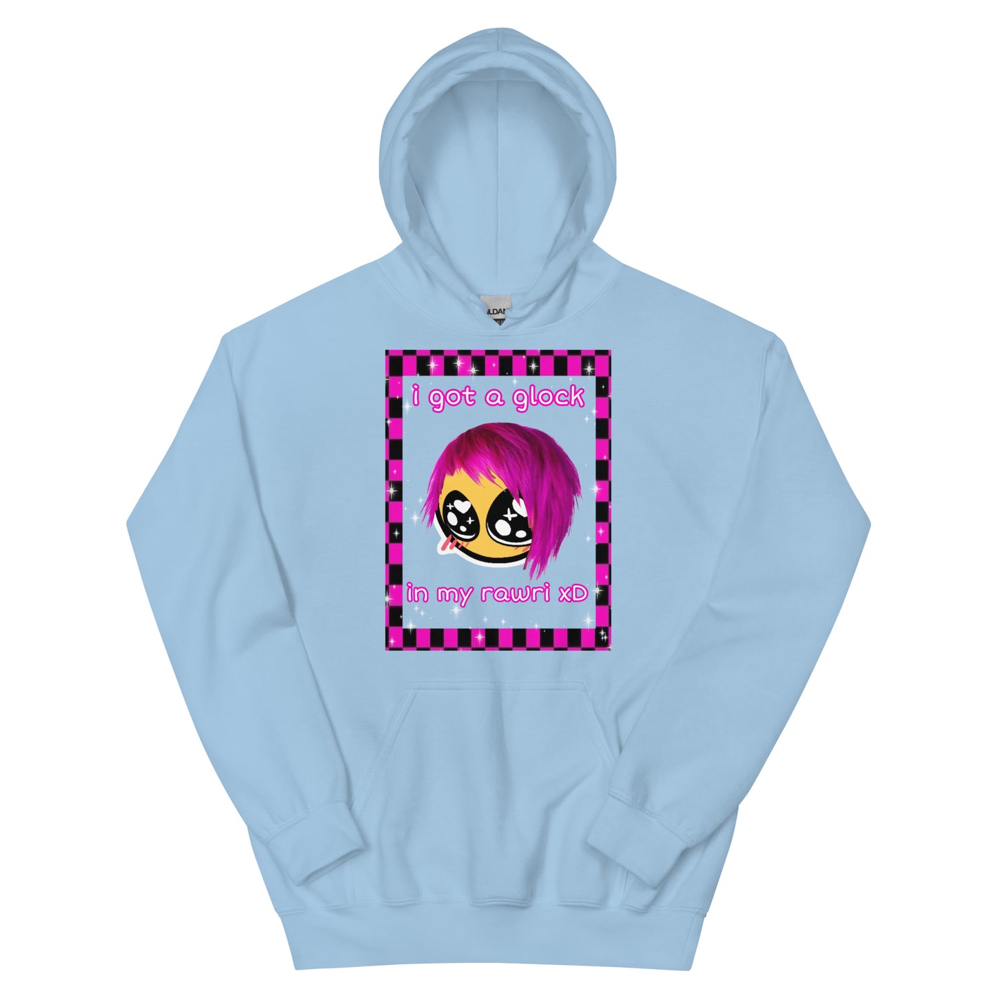 I got a Glock in my Rawri Hoodie