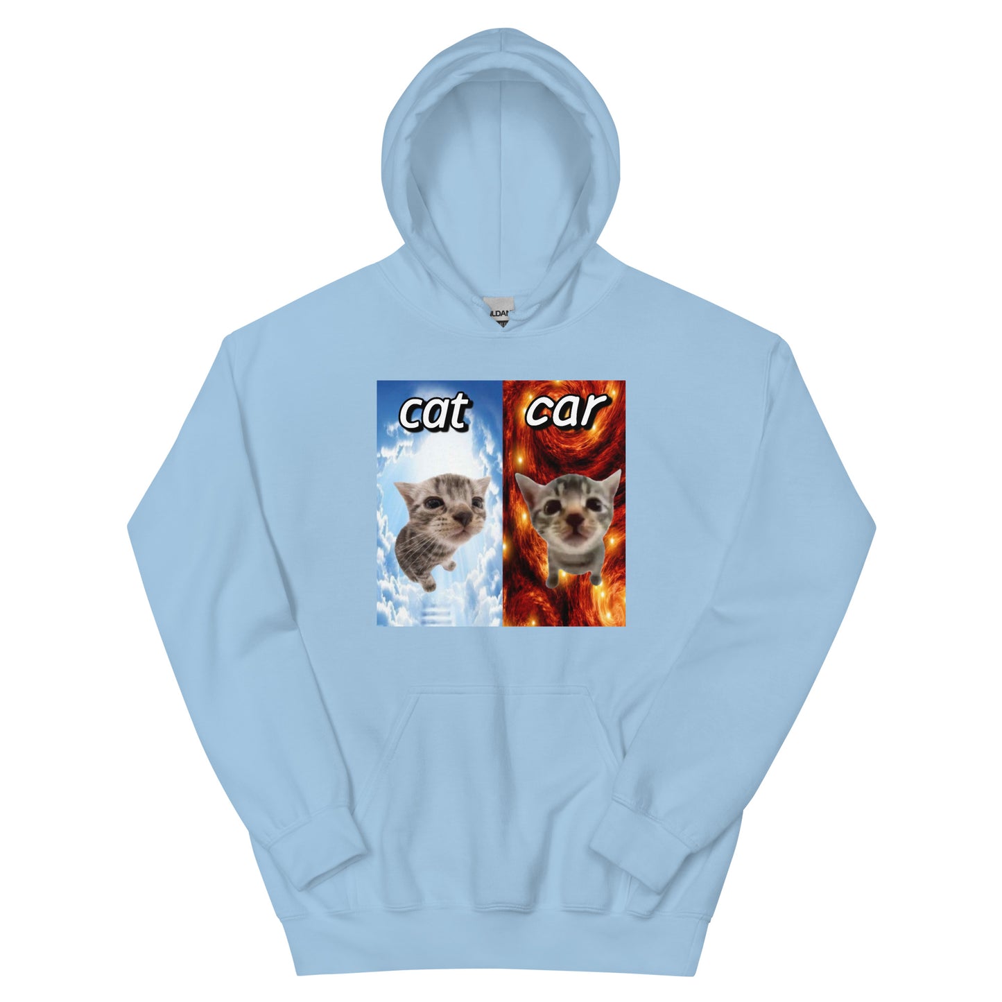 Cat vs Car Cringey Hoodie