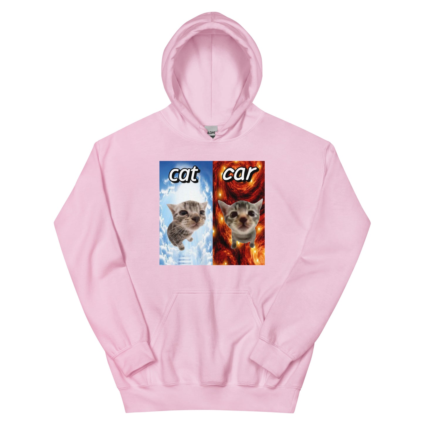 Cat vs Car Cringey Hoodie
