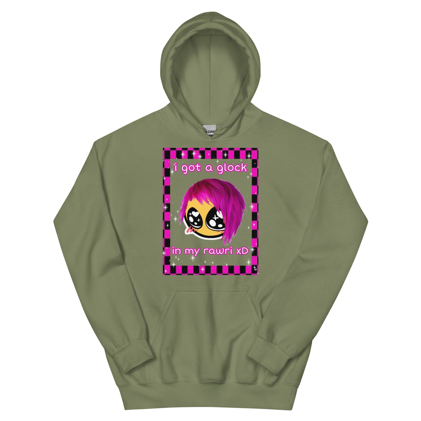 I got a Glock in my Rawri Hoodie