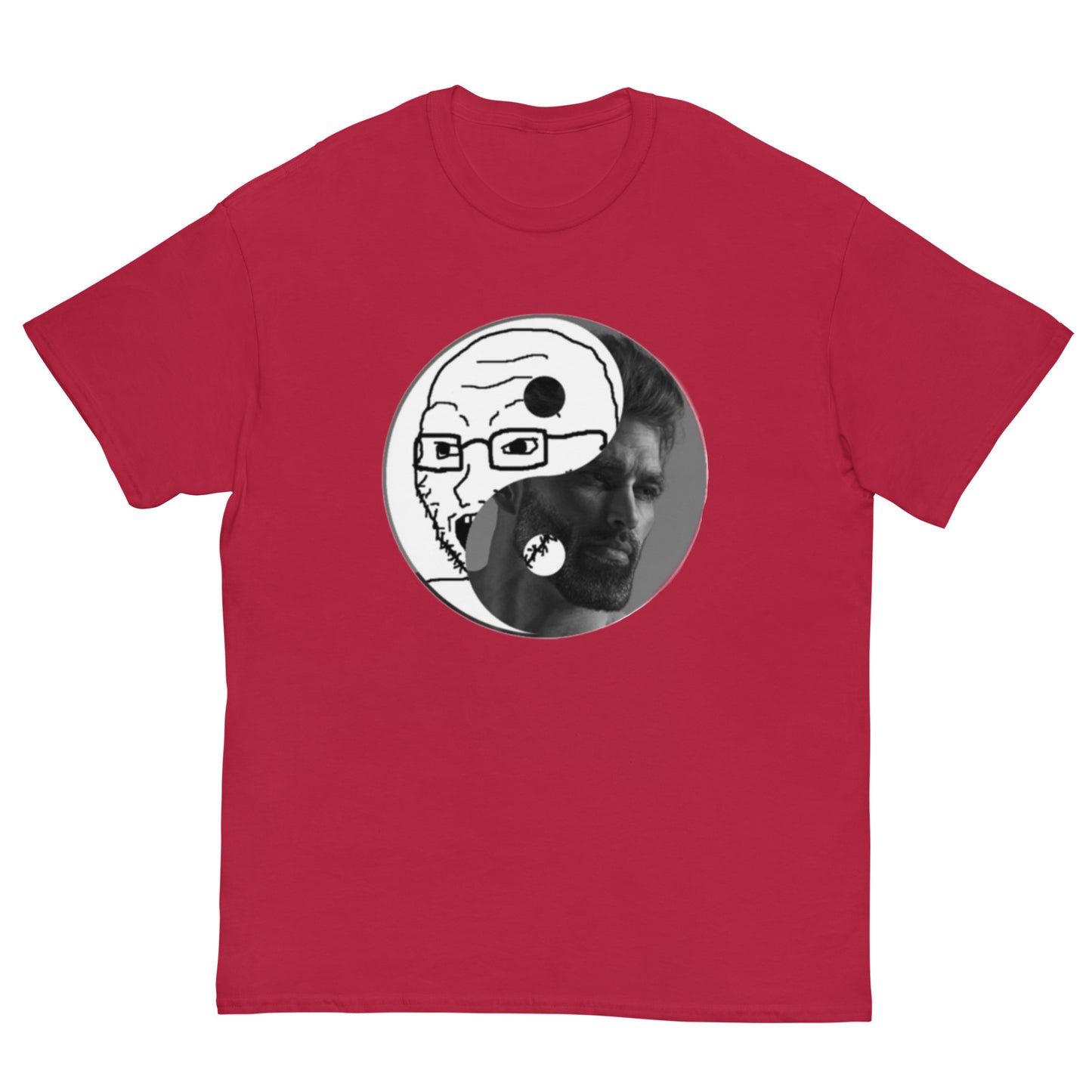 Soyjak/Gigachad Cringey Tee