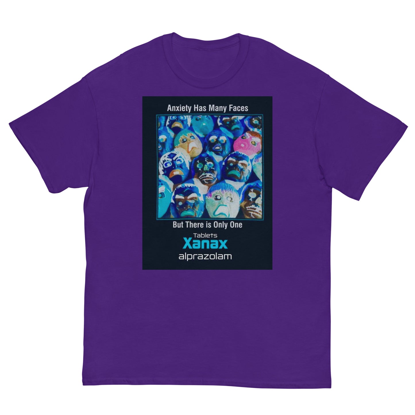 Anxiety has Many Faces Cringey Tee