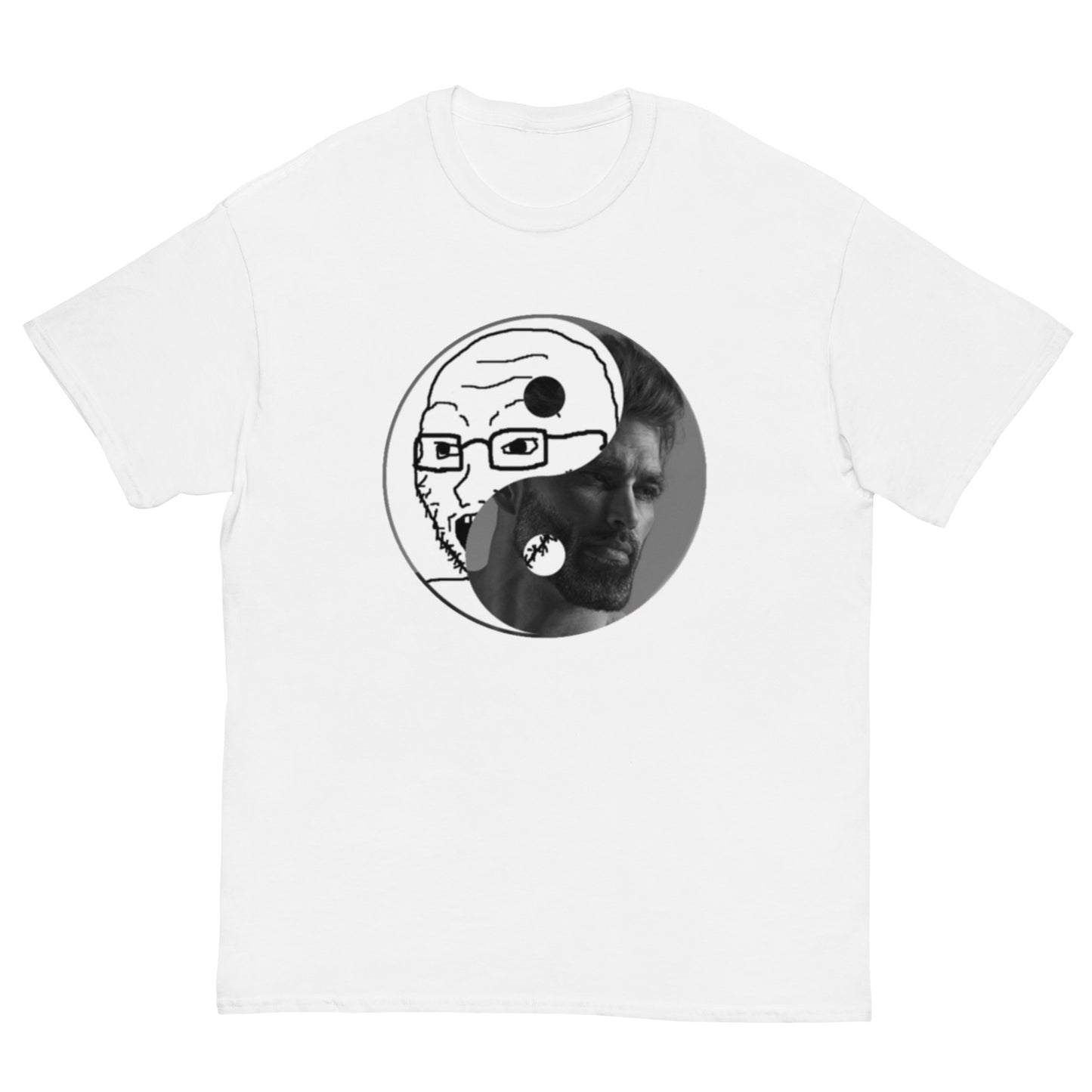 Soyjak/Gigachad Cringey Tee